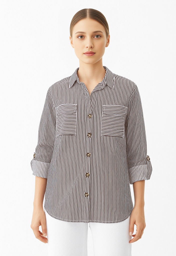 Vero Moda "VMBUMPY L/S SHIRT NEW WVN GA NOOS" Viskose, regular fit günstig online kaufen