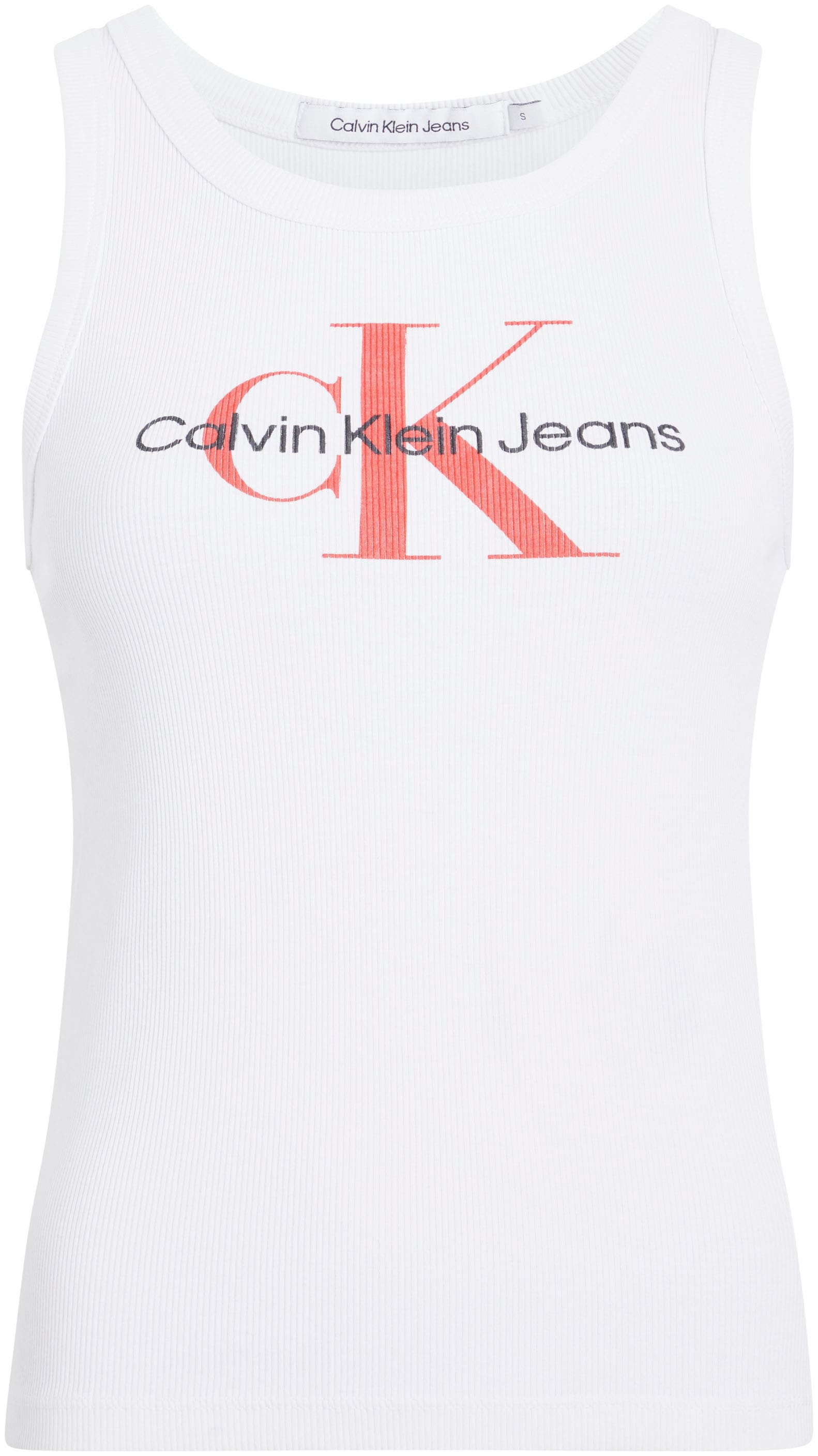 Calvin Klein Jeans Tanktop »ARCHIVAL MONOLOGO RIB TANK«, mit Logomarkenlabel