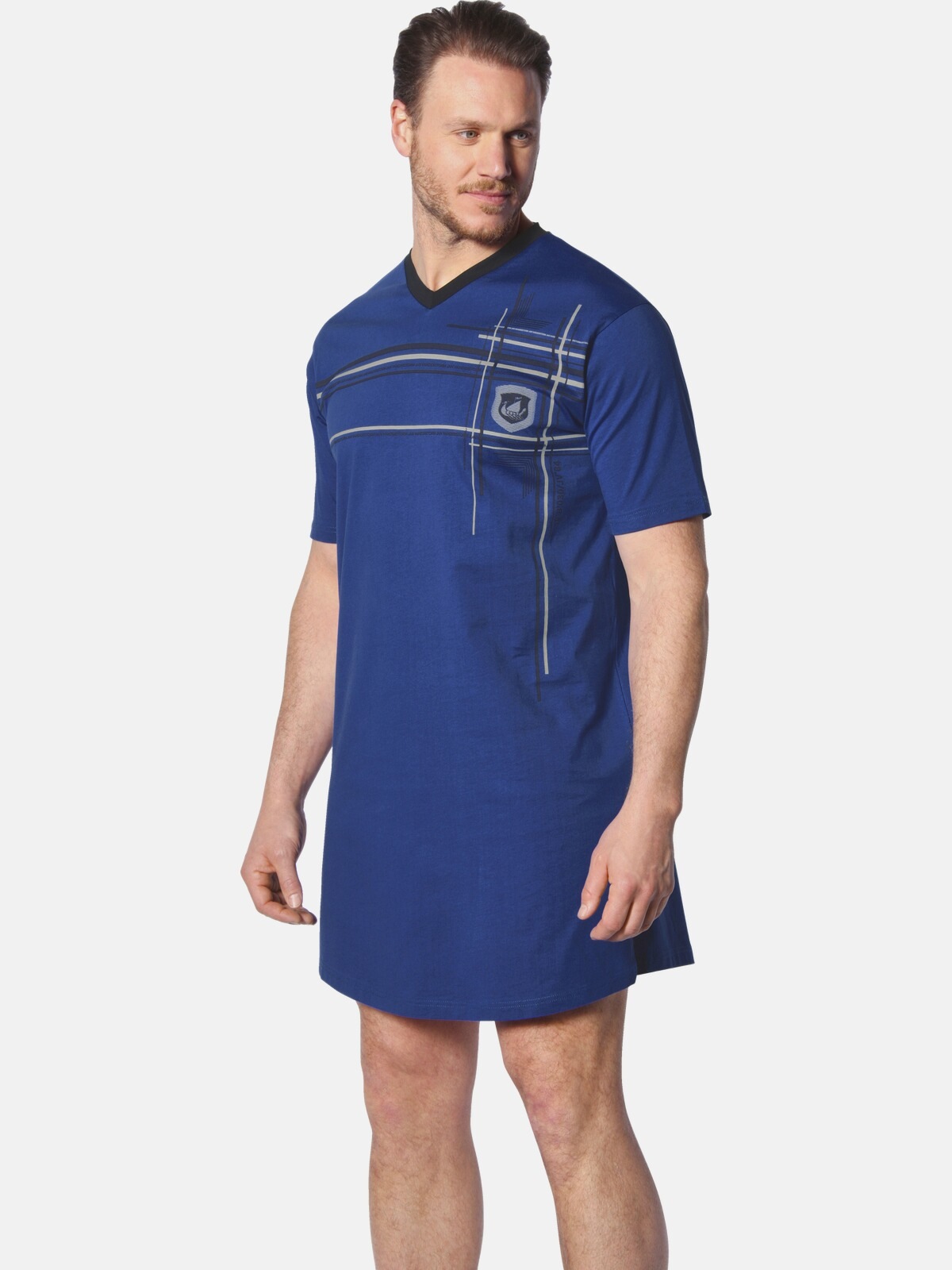 Jan Vanderstorm Pyjama »Doppelpack Nachthemd ALOF«