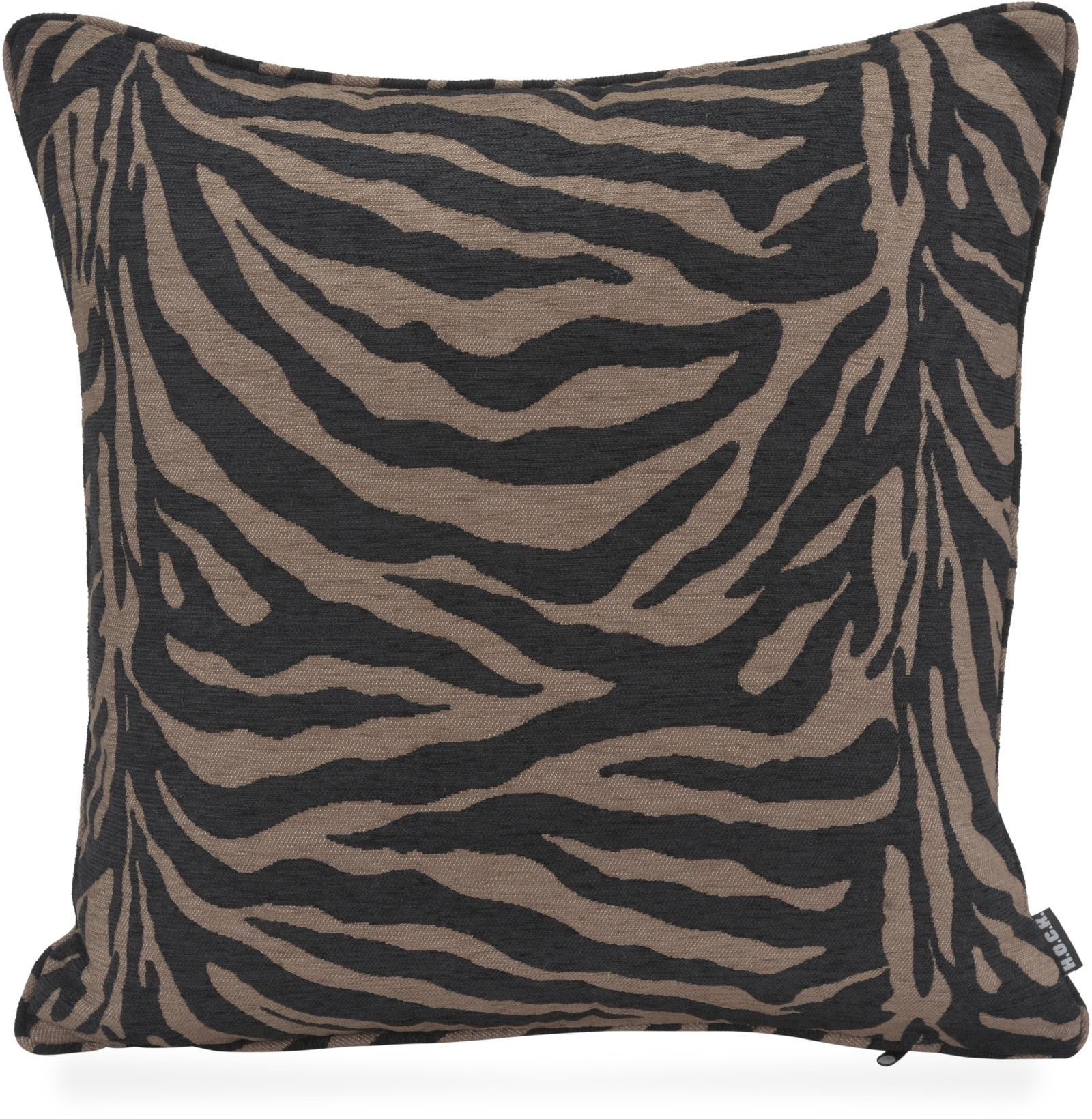 Dekokissen H.O.C.K., B:50cm H:10cm L:50cm, braun, Polyester, Dekokissen_Sitzkissen_Kissenhüllen, "H.O.C.K. Zari"