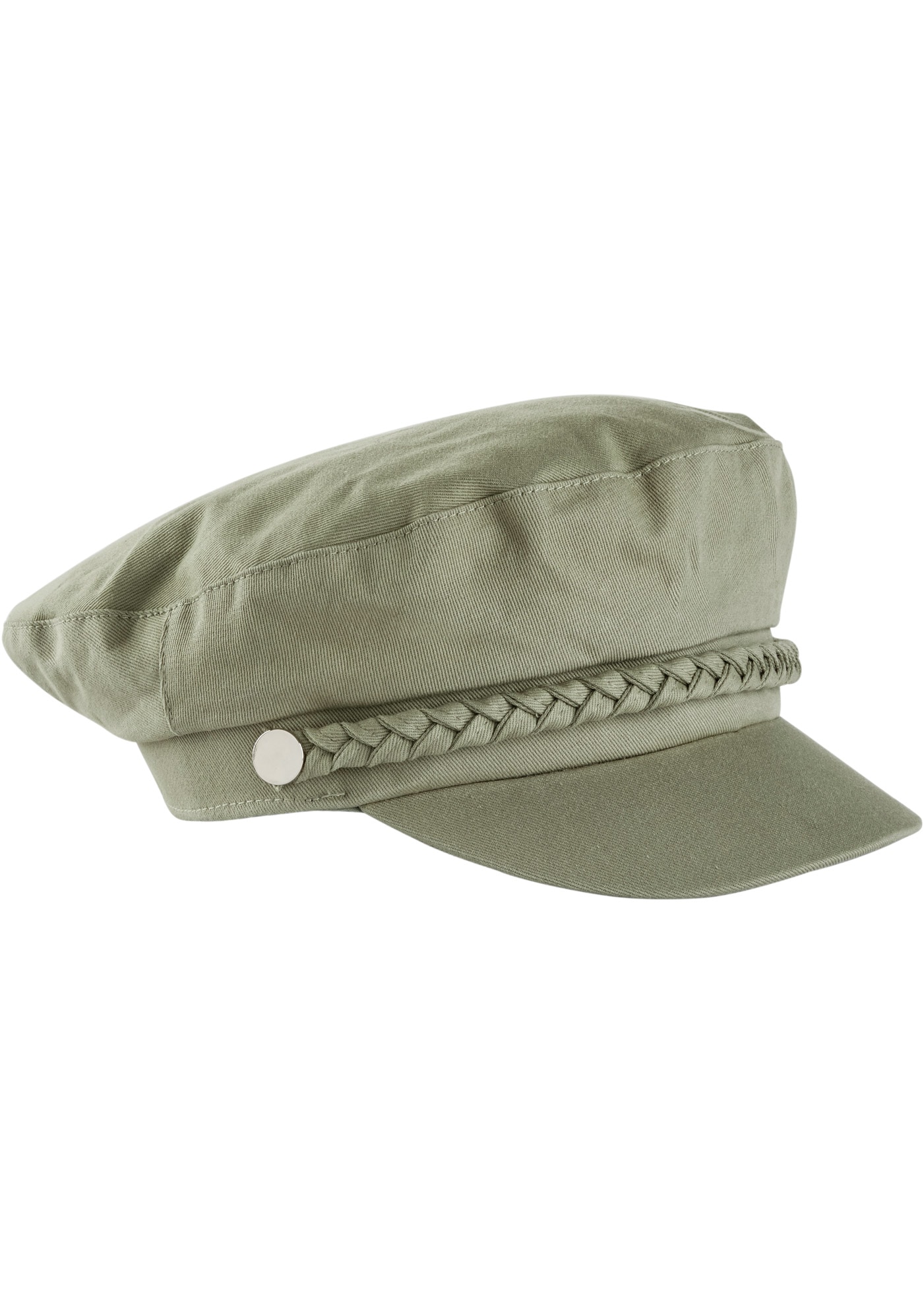 bonprix Schirmmütze aus Baumwolle, mit Futter aus Polyester und Baumwolle günstig online kaufen