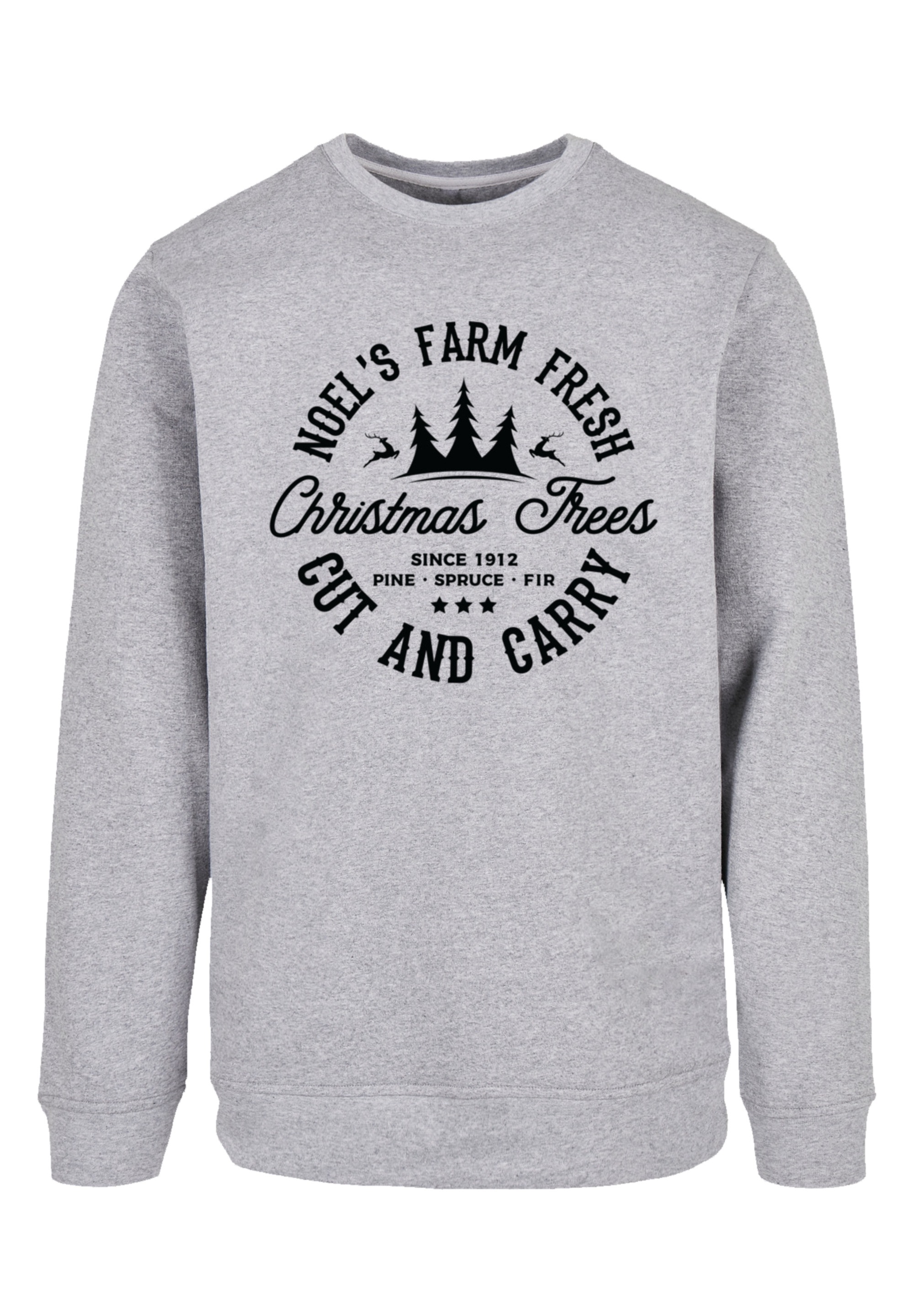 F4NT4STIC Sweatshirt »Weihnachten Trees Farm Retro Sign«, Premium Qualität, Christmas Collection