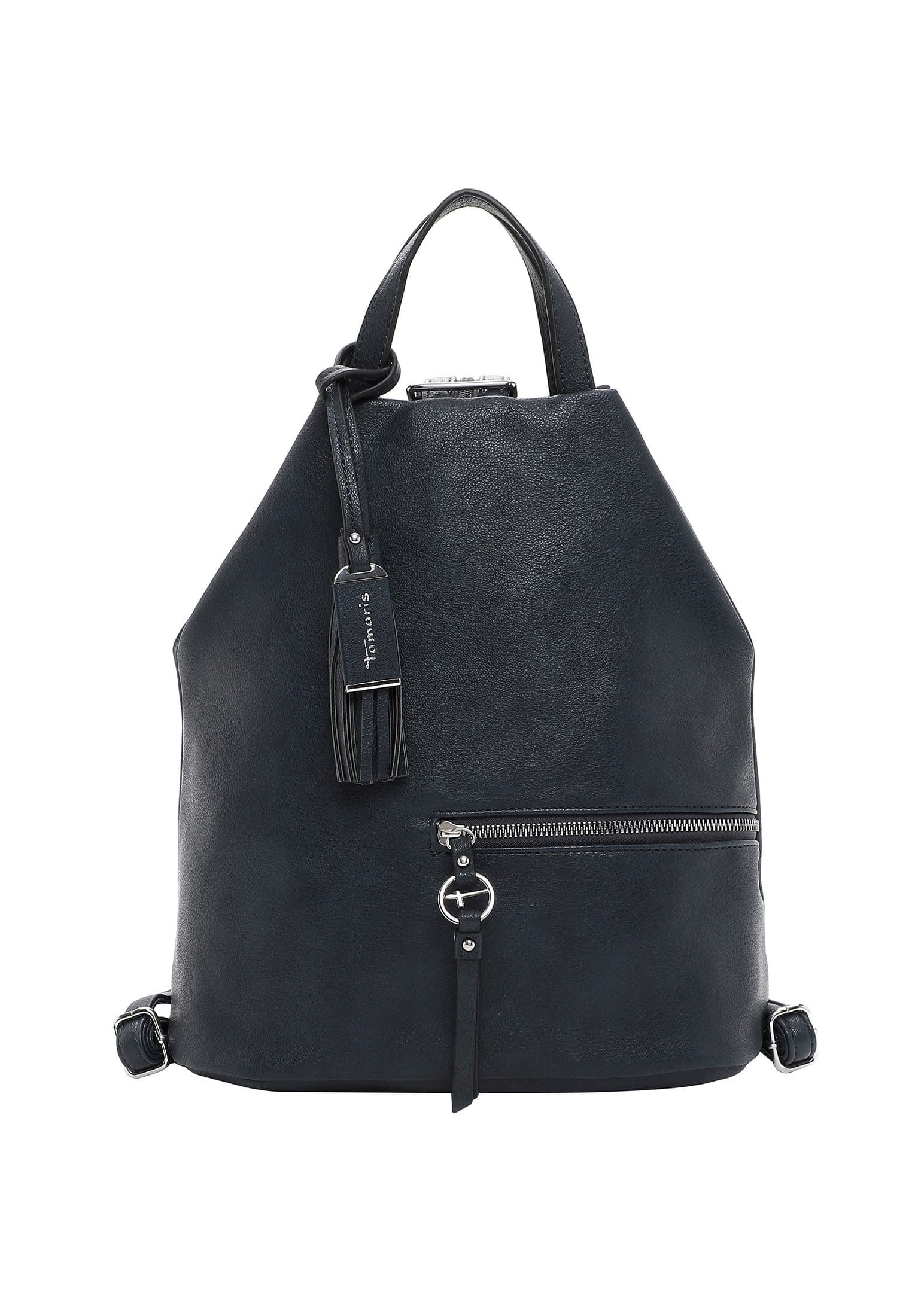 TAMARIS Rucksack "Rucksack TAS Nele", blau, Obermaterial: 60% Polyurethan PU. 40% Polyester PES., Rucksäcke