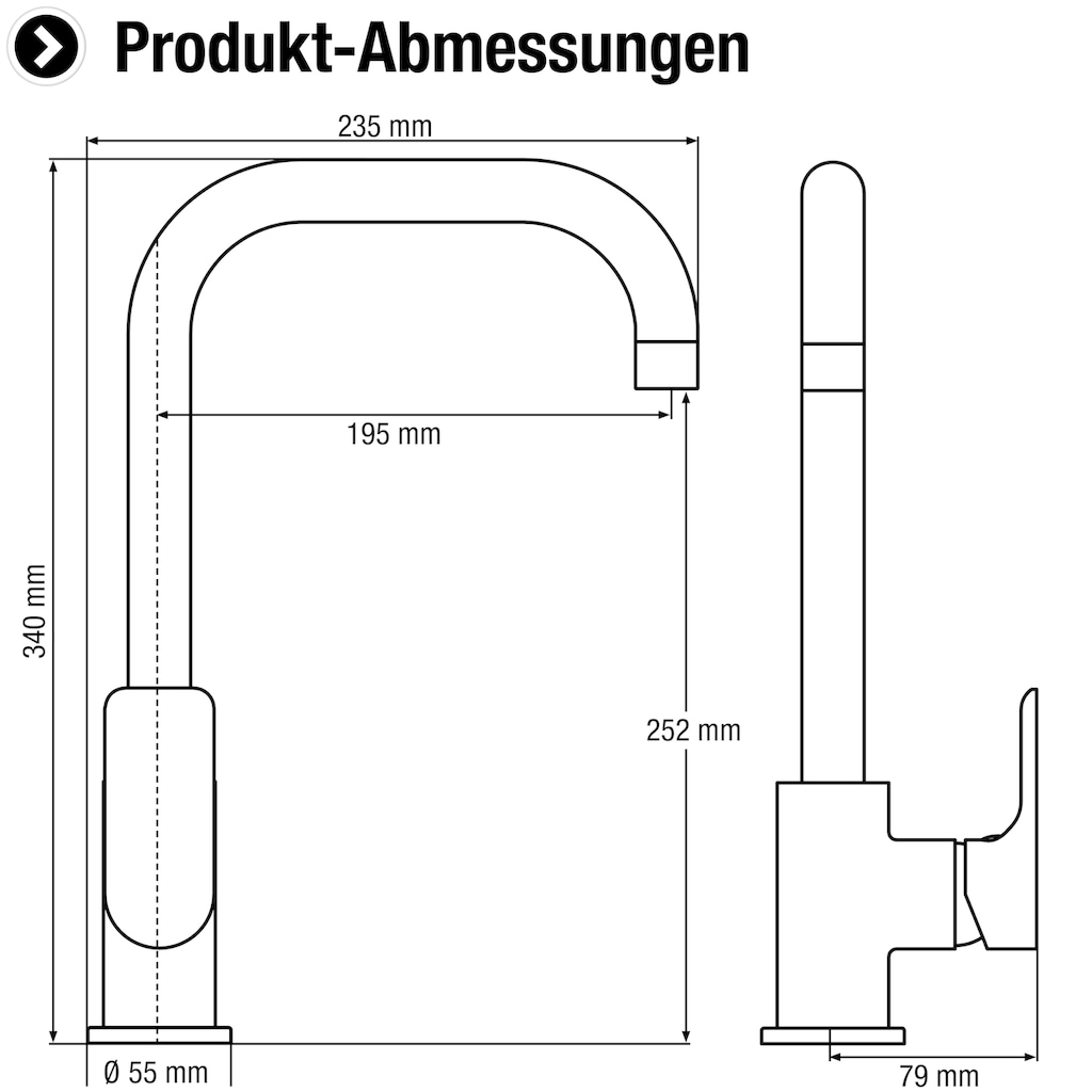 CORNAT Spültischarmatur