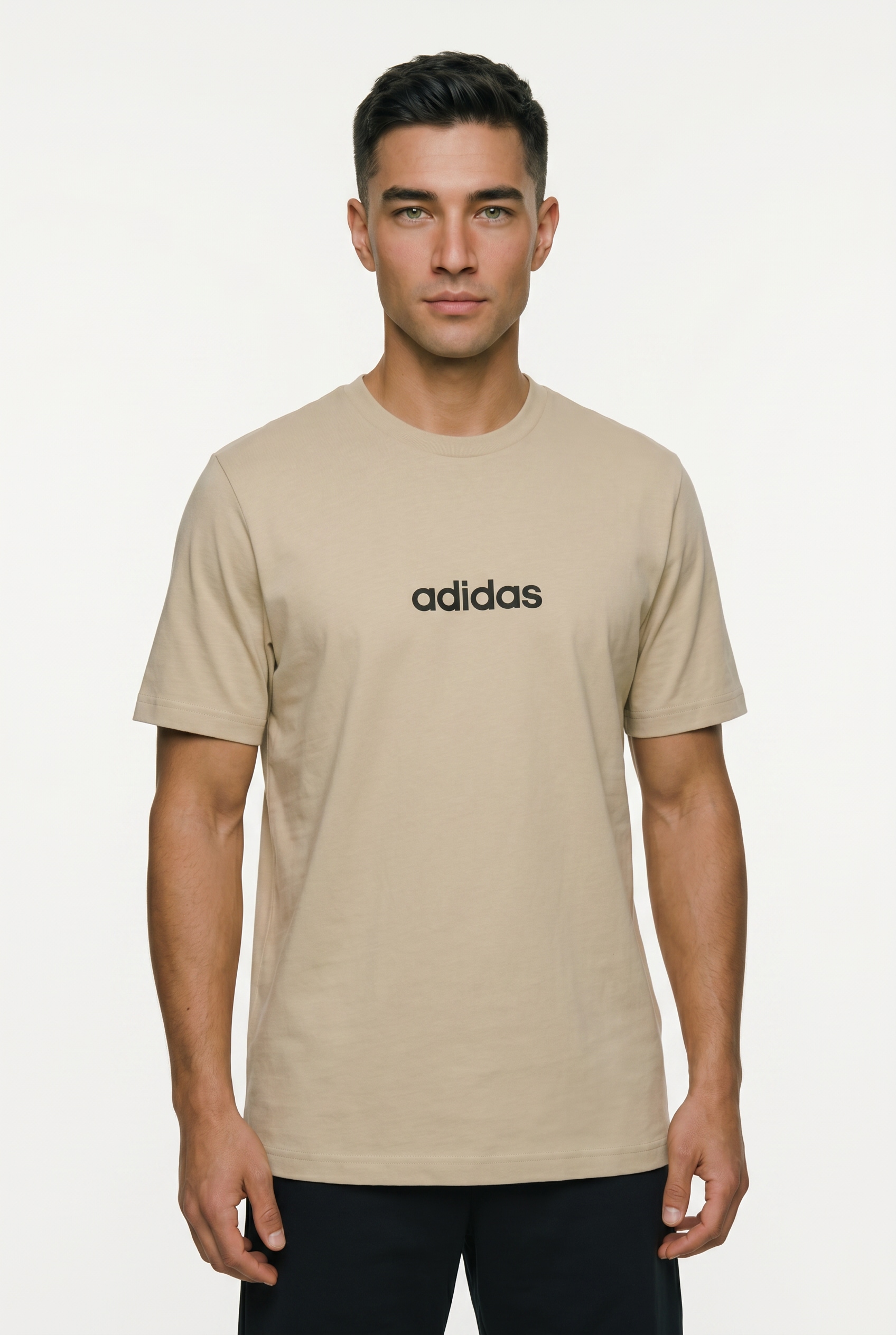 adidas Sportswear T-Shirt "M LIN SJ T" überschnittene Schultern, Kurzarmdesign, aus Baumwolljersey