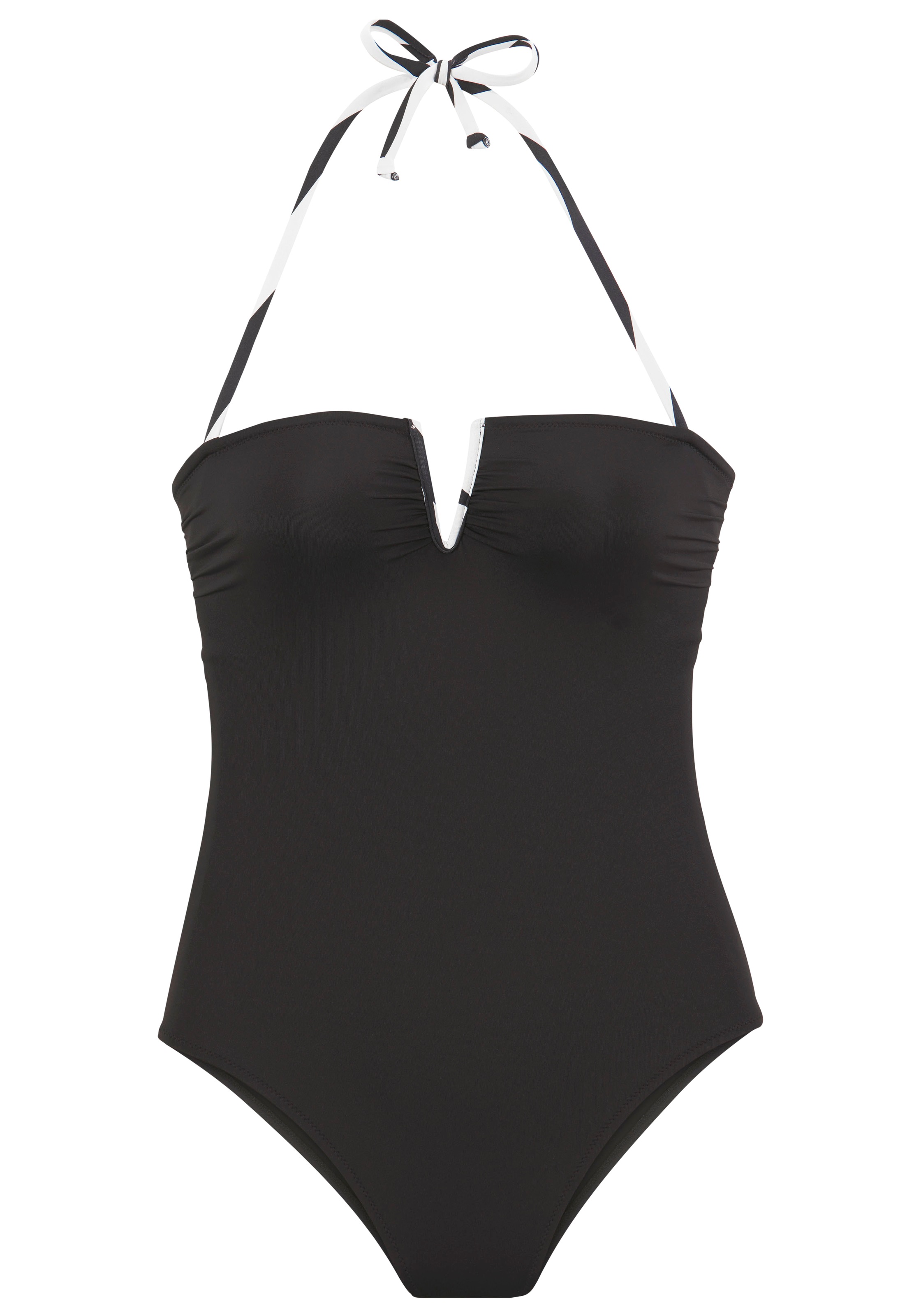 French Connection Badeanzug "Claire", V-förmige Schnalle zwischen den Cups günstig online kaufen