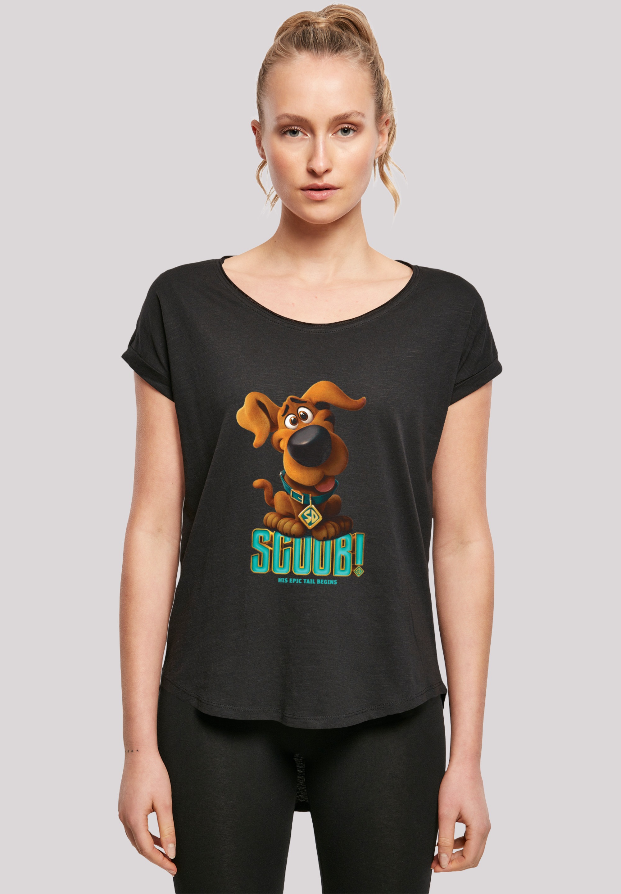 T-Shirt »Long Cut T-Shirt 'Scooby Doo Puppy Scooby'«, Damen,Premium...