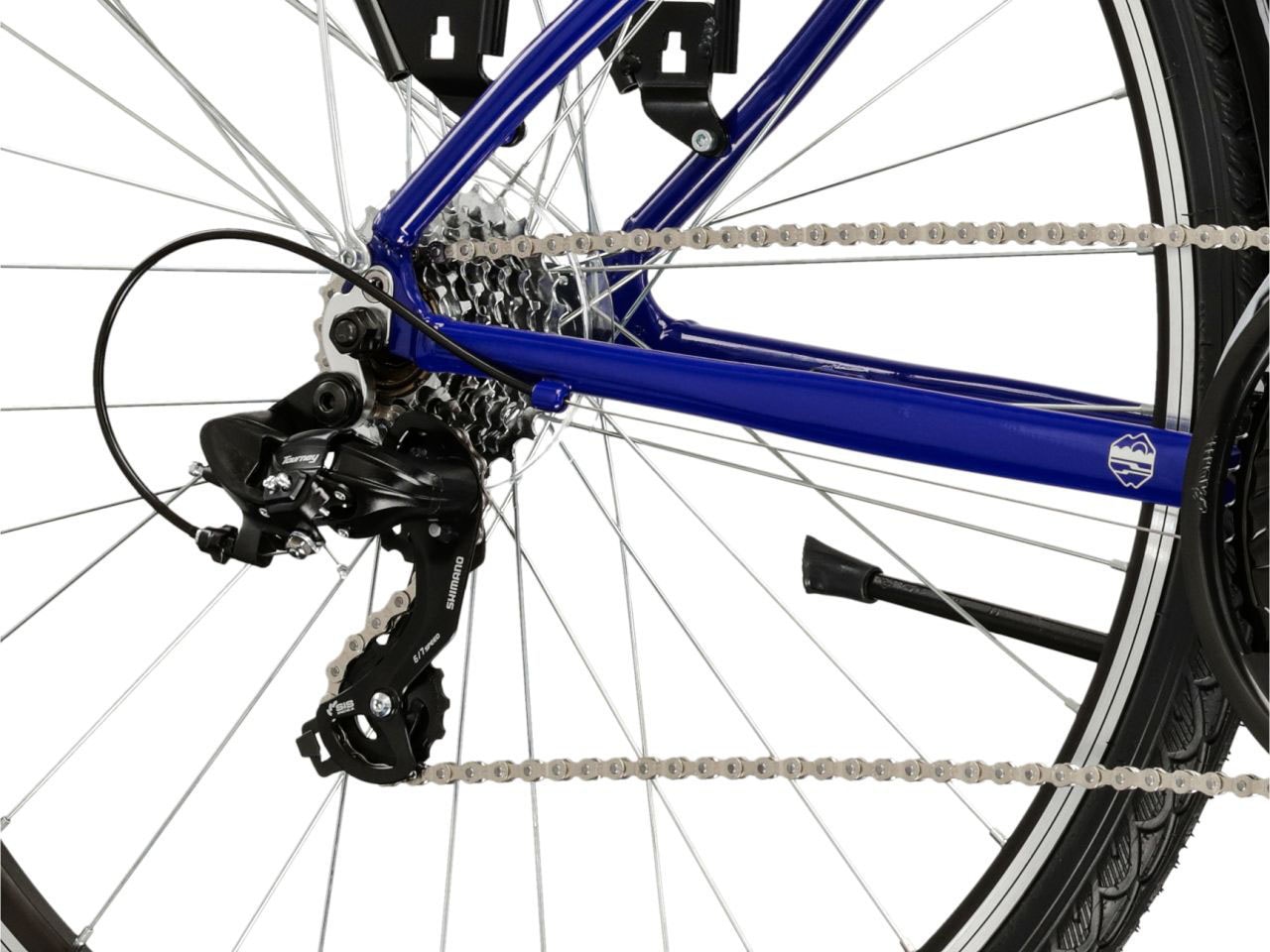 Kross Trekkingrad »Herren-Trekkingrad 28" Trans 1.0 Blau 21 Gänge« 21 Gang Shimano TOURNEY TY300 Schaltwerk Kettenschaltung