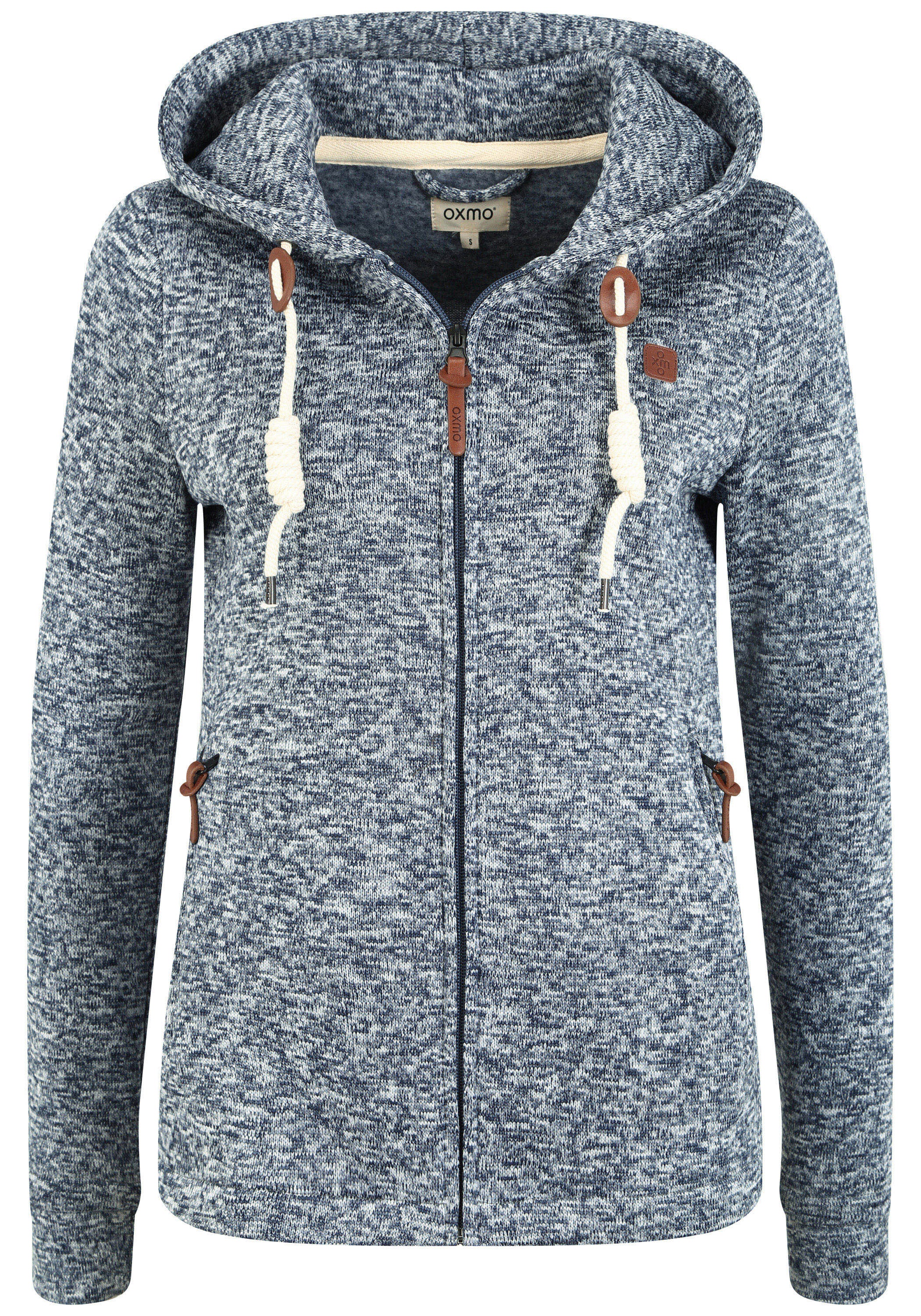 OXMO Strickfleecejacke "Strickfleecejacke OXThory" günstig online kaufen