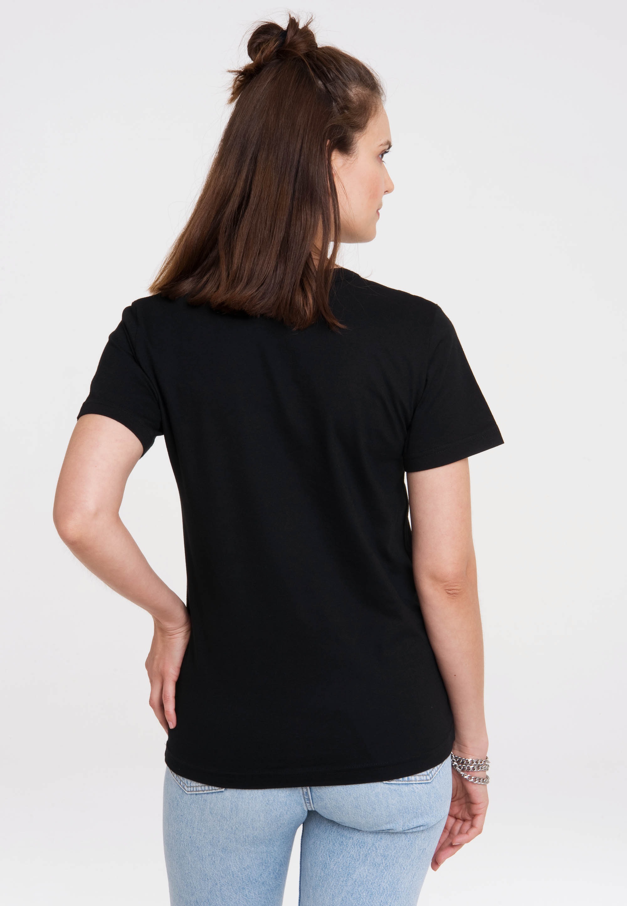 LOGOSHIRT T-Shirt »Star Wars - Yoda«, mit lizenziertem Print