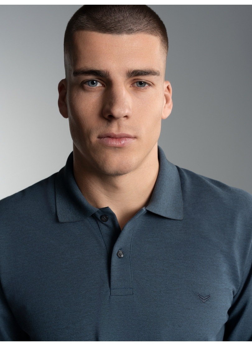 Thumbnail - Trigema Poloshirt "TRIGEMA Langarm Poloshirt mit Armbündchen" 1 Stk. tlg.