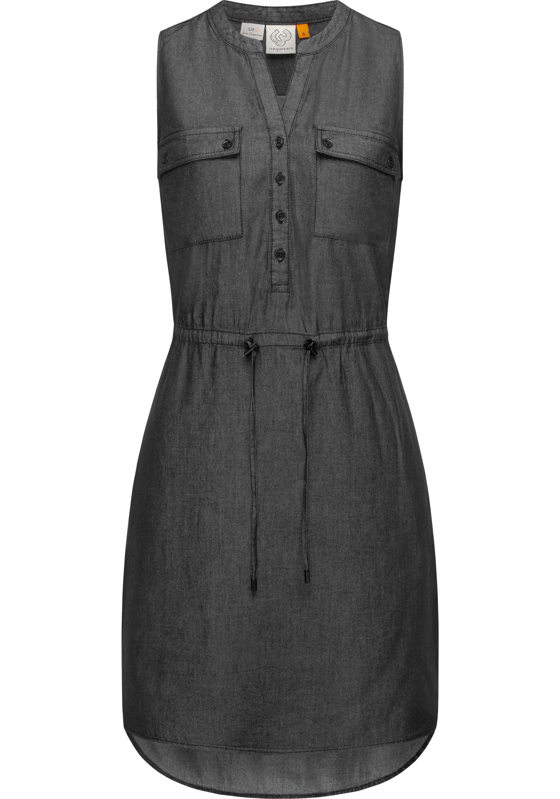 Ragwear Shirtkleid "Roisin Denim" Ohne Taschen stylisches Sommerkleid mit B günstig online kaufen