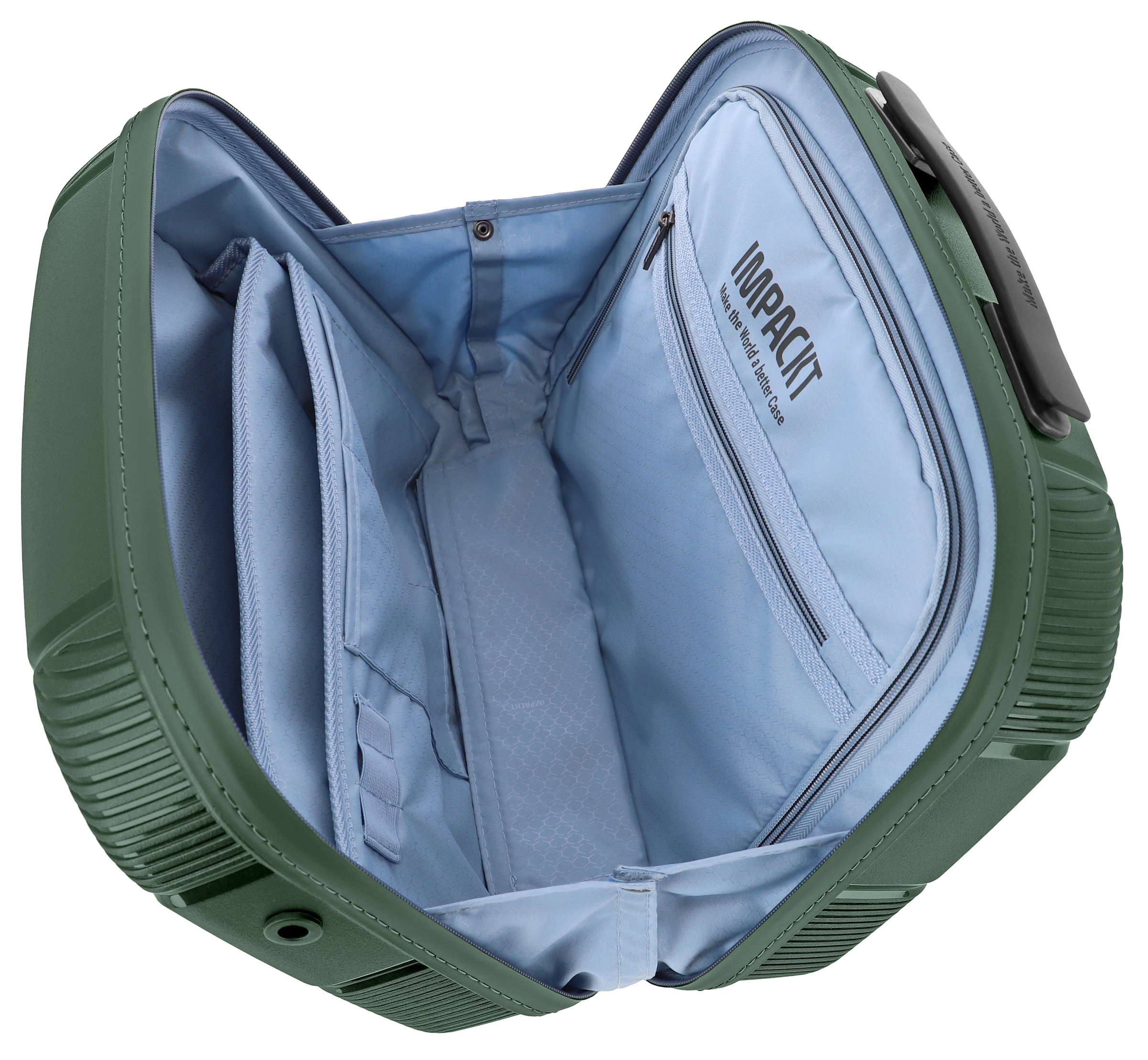 IMPACKT Beautycase »IP1«, Kulturbeutel Hartschale Trolley-Aufsteck-System Tragegurt Laptopfach