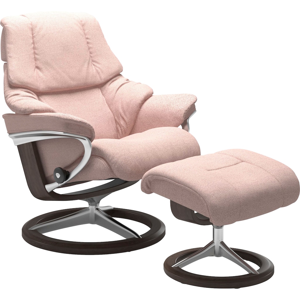 Stressless® Relaxsessel »Reno«, (Set, Relaxsessel mit Hocker)