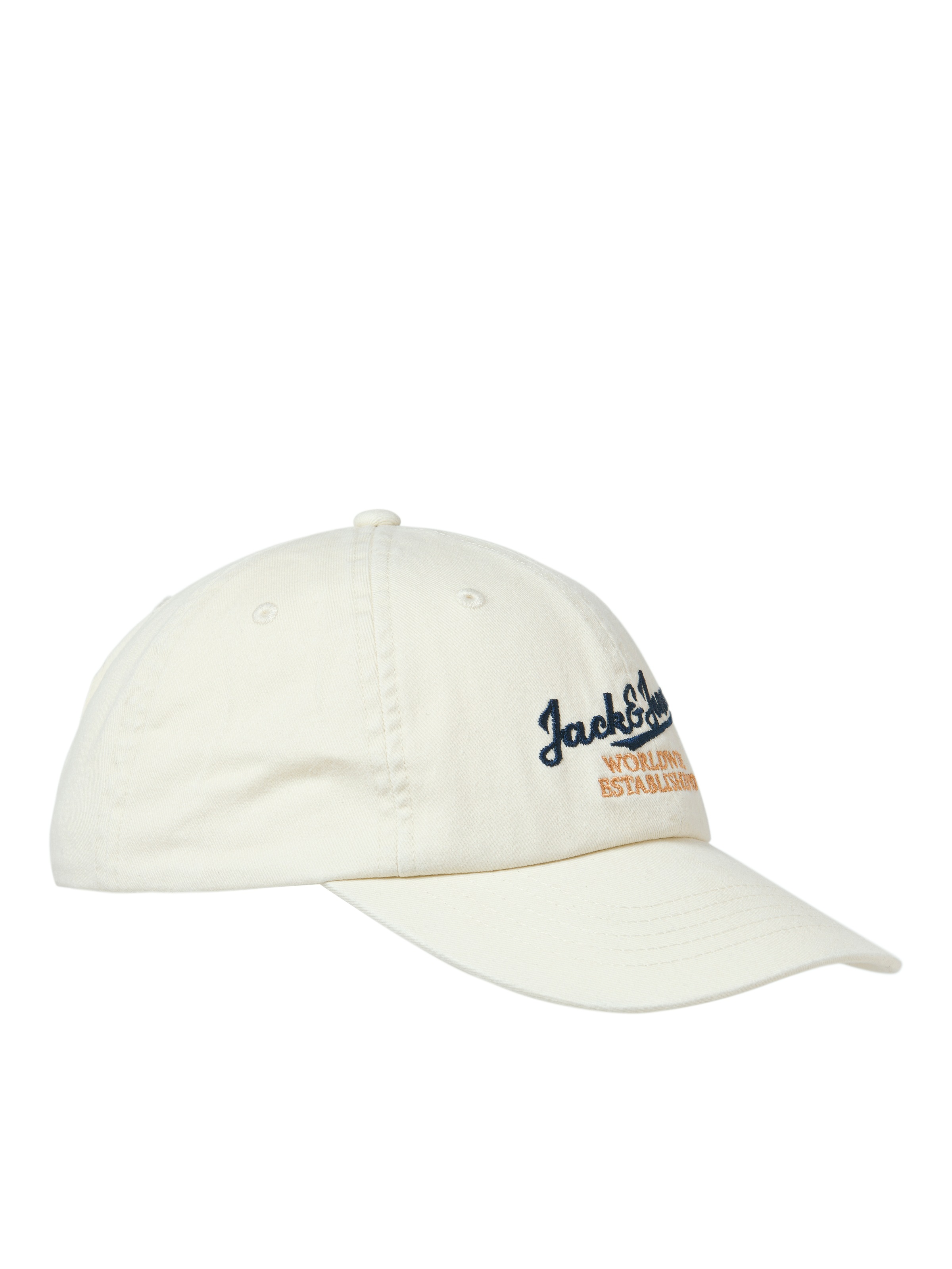 Baseball Cap JACK & JONES "JACSOFT BASE PABLO CAP SN", Herren, antique weiß, Web, Baumwolle, bedruckt, Caps 2