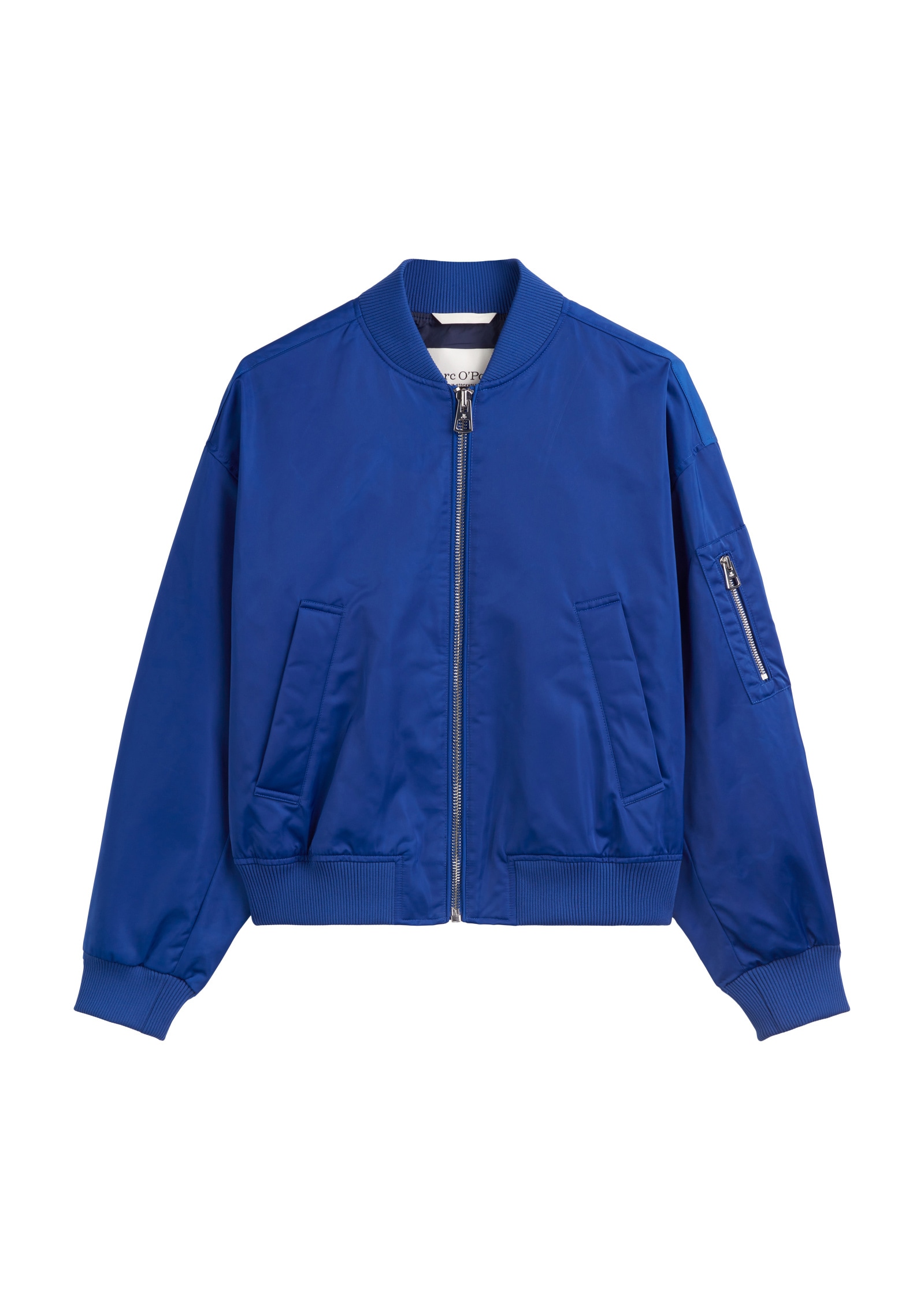 Marc O'Polo Outdoorjacke »aus recyceltem Polyester-Twill«, ohne Kapuze
