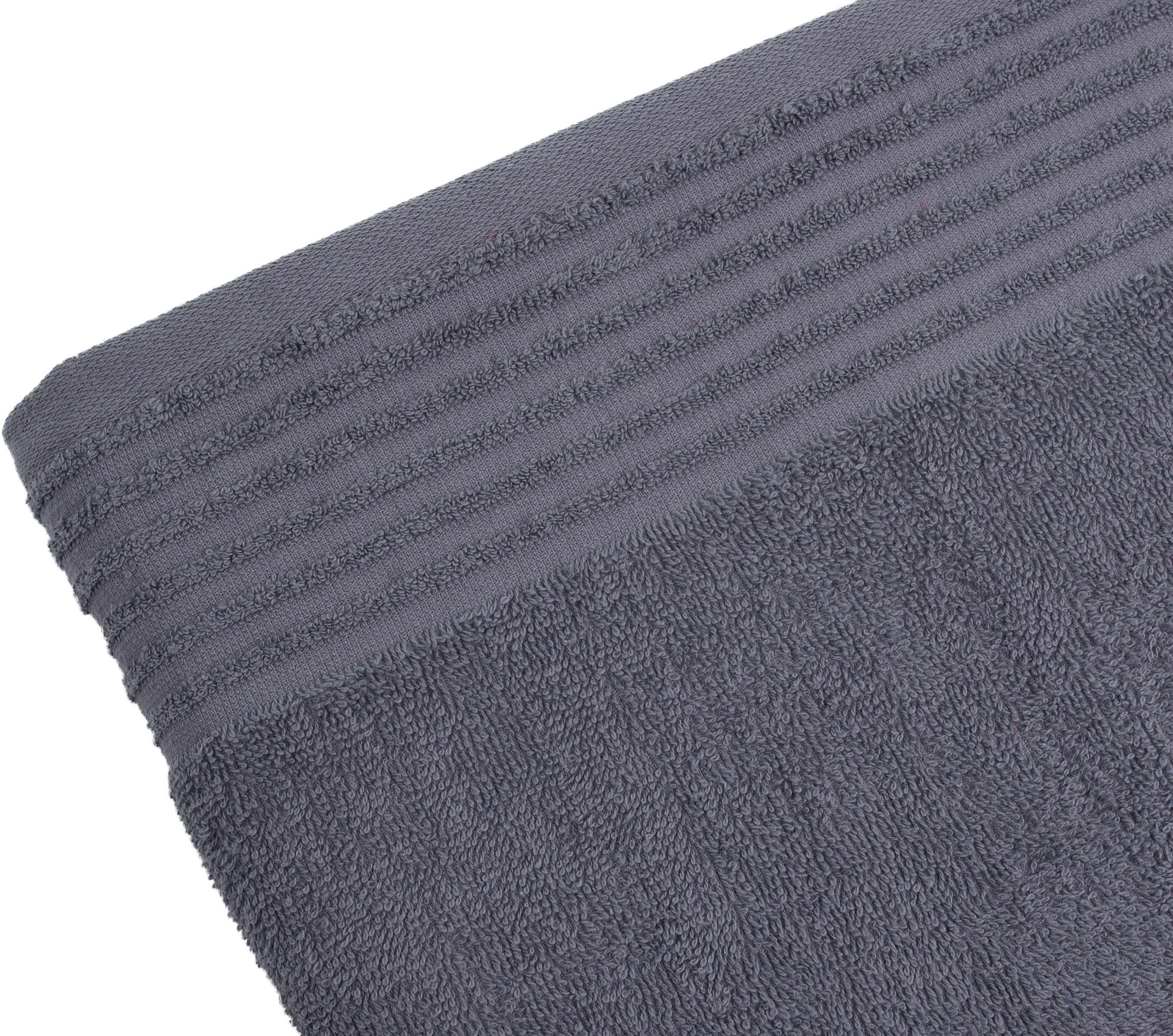 Gözze Handtücher "Hanna" im Set, moderne Uni-Farben, mit strukturierter Bor günstig online kaufen
