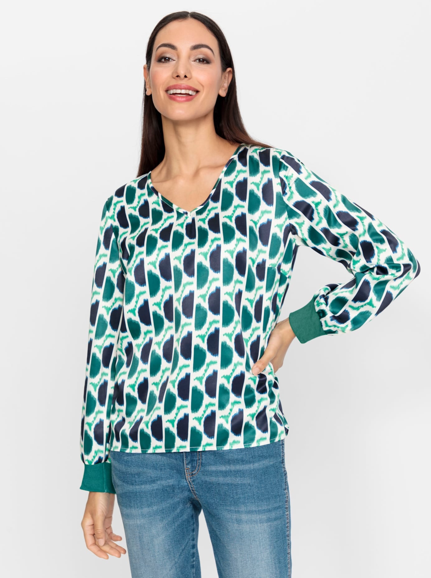heine Druckbluse