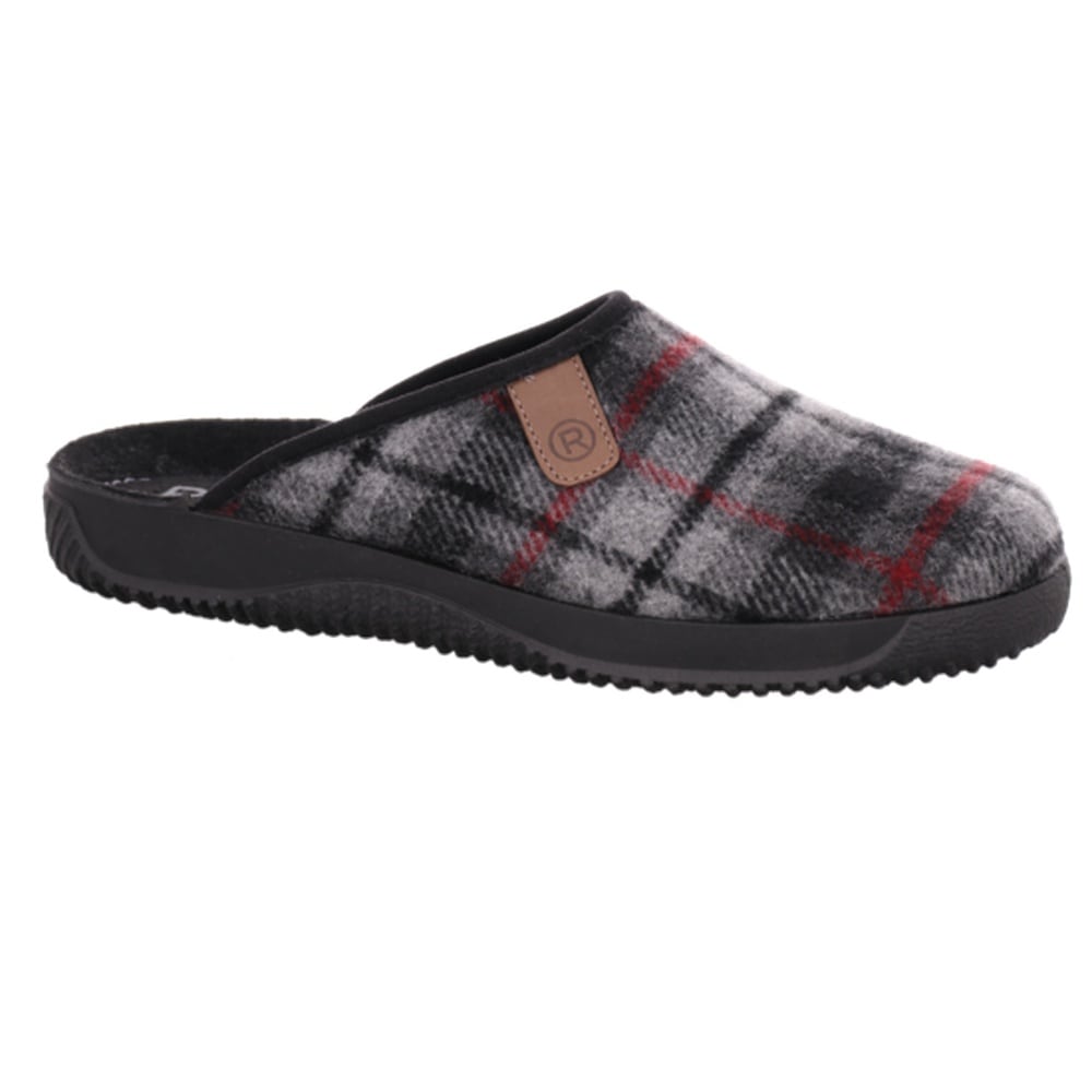 Rohde Pantoffel "Soltau-H" Hausschuh, Schlupfschuh, Homeslipper mit Label
