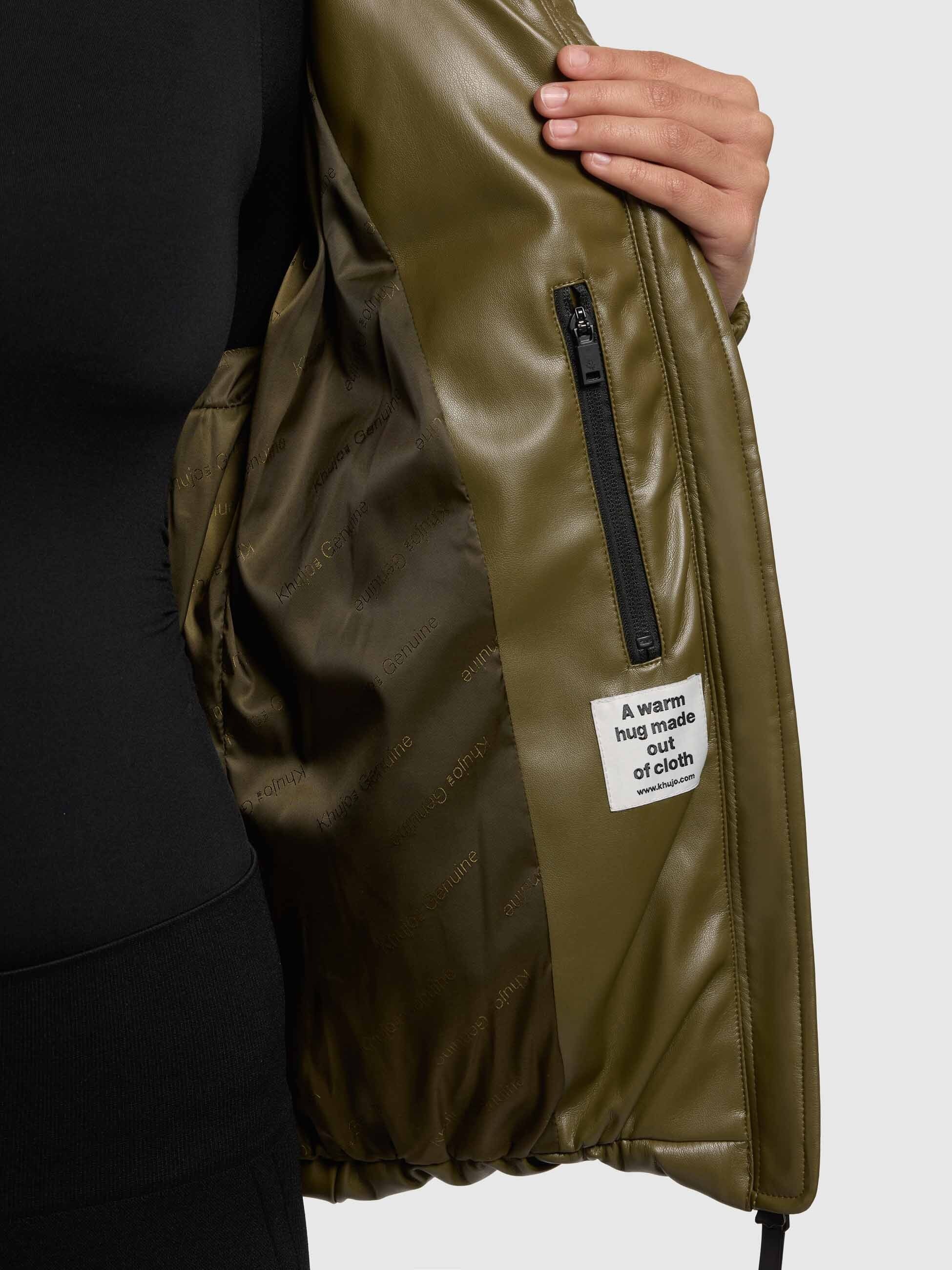 khujo Lederimitatjacke »KHALIA« ohne Kapuze