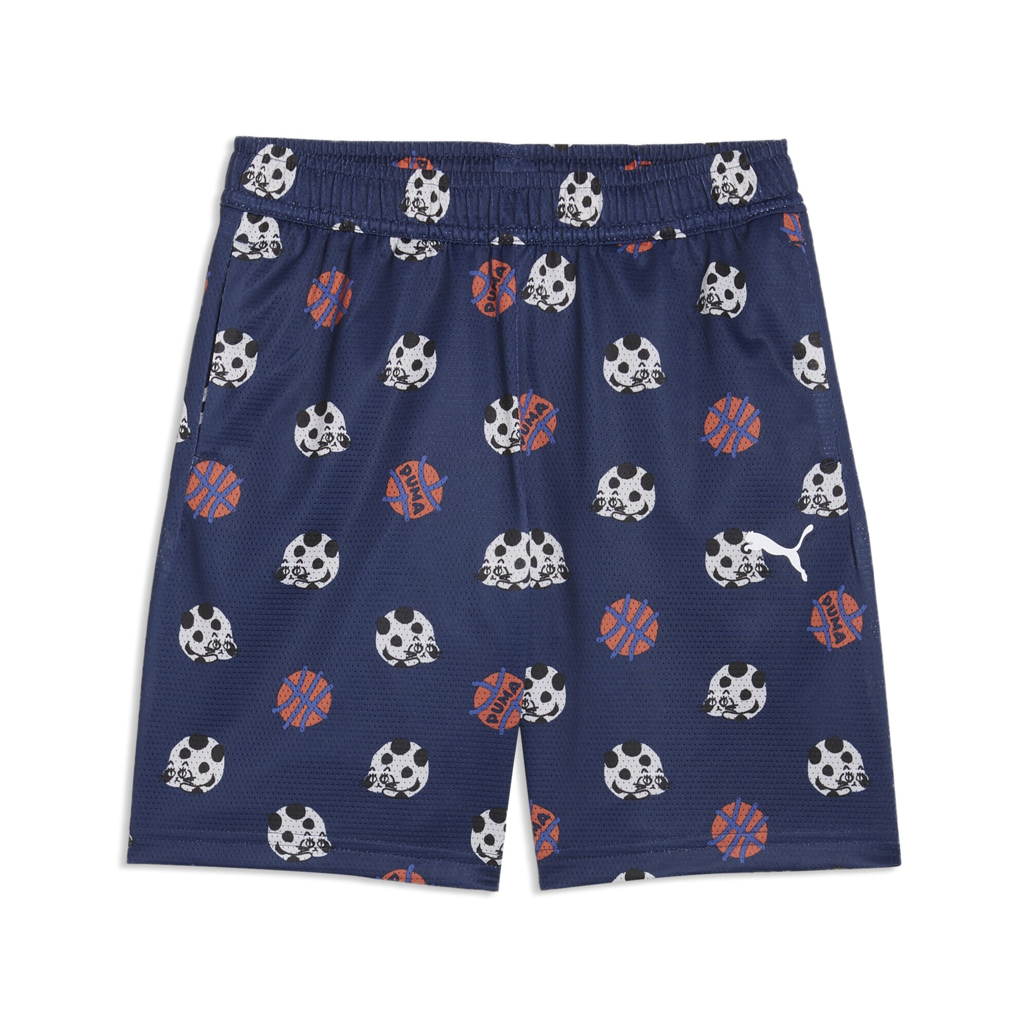 PUMA "Sporty Cats Relaxed Bedruckte Shorts Kinder"