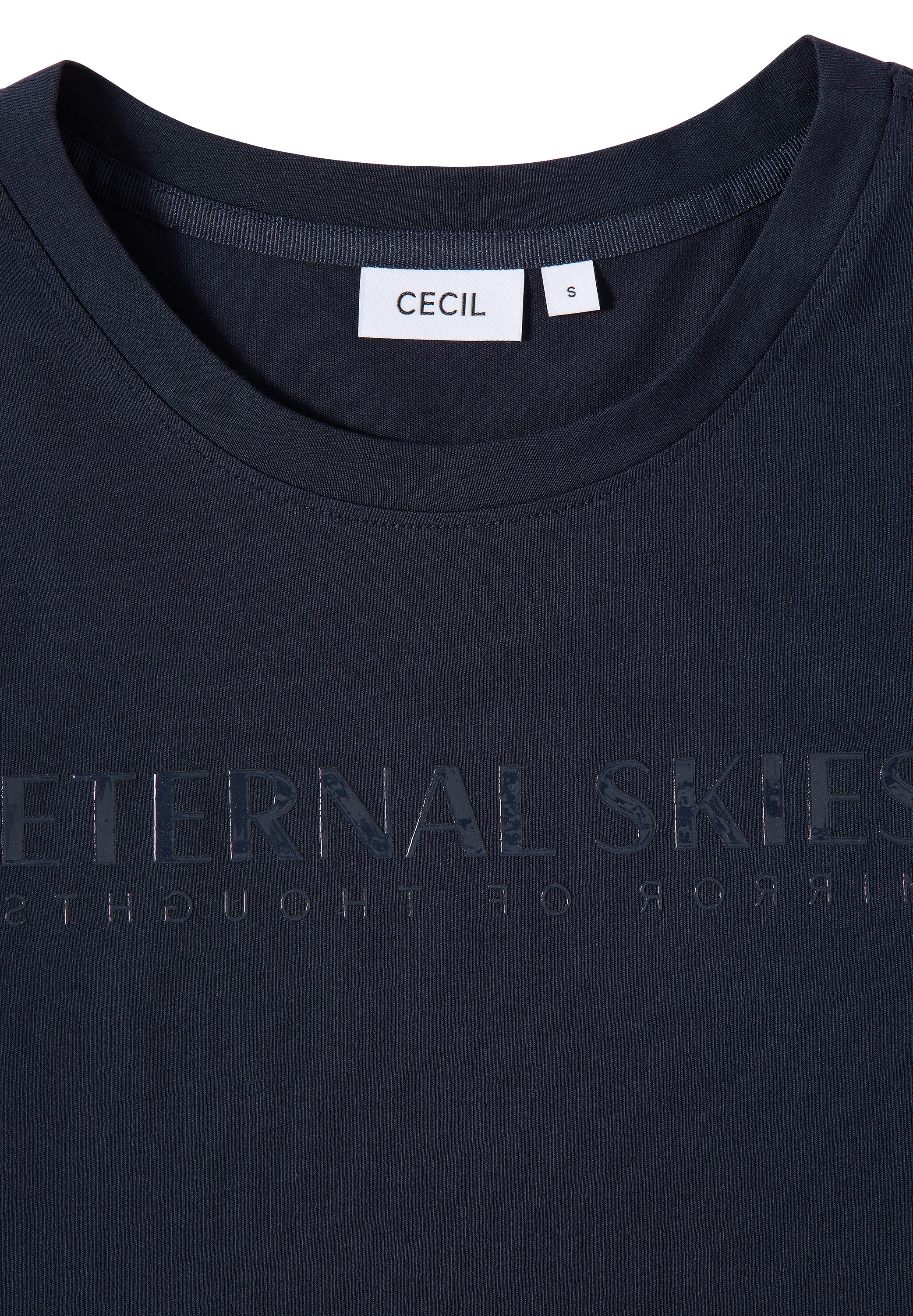 Cecil T-Shirt, mit Wording Artwork