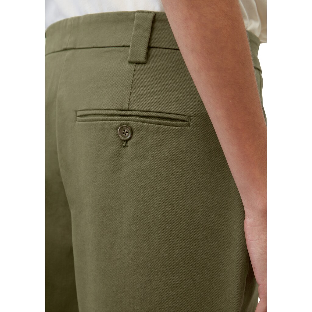 Damenmode Hosen Marc O'Polo Chinohose »aus stretchigem Bio-Baumwolle-Twill« grün Damenmode Hosen Marc O'Polo Chinohose »aus stretchigem Bio-Baumwolle-Twill« grün