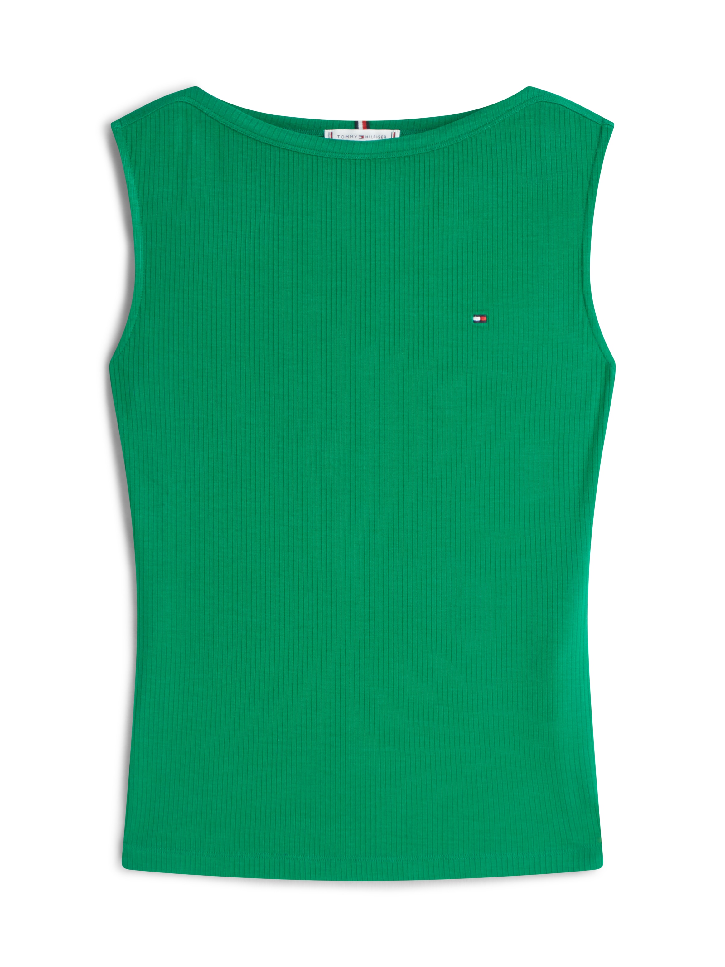 Tommy Hilfiger T-Shirt »SLIM 5X2 RIB BOAT-NK TANK«