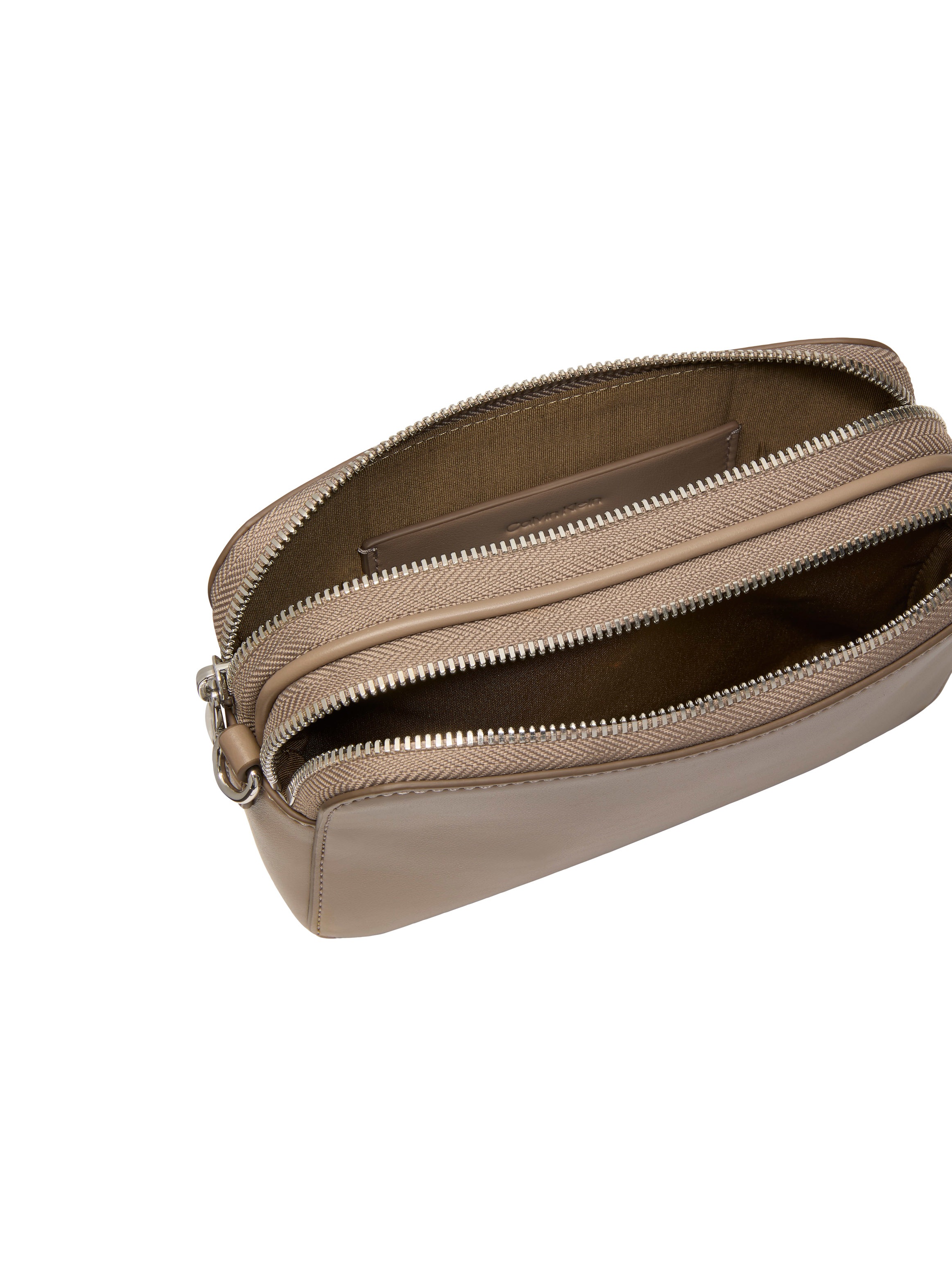 Thumbnail - Calvin Klein Mini Bag "WEBBING DOUBLE STRAP CAMERA BAG" kleine Schultertasche, Umhängetasche, Abendtasche mit Henkel