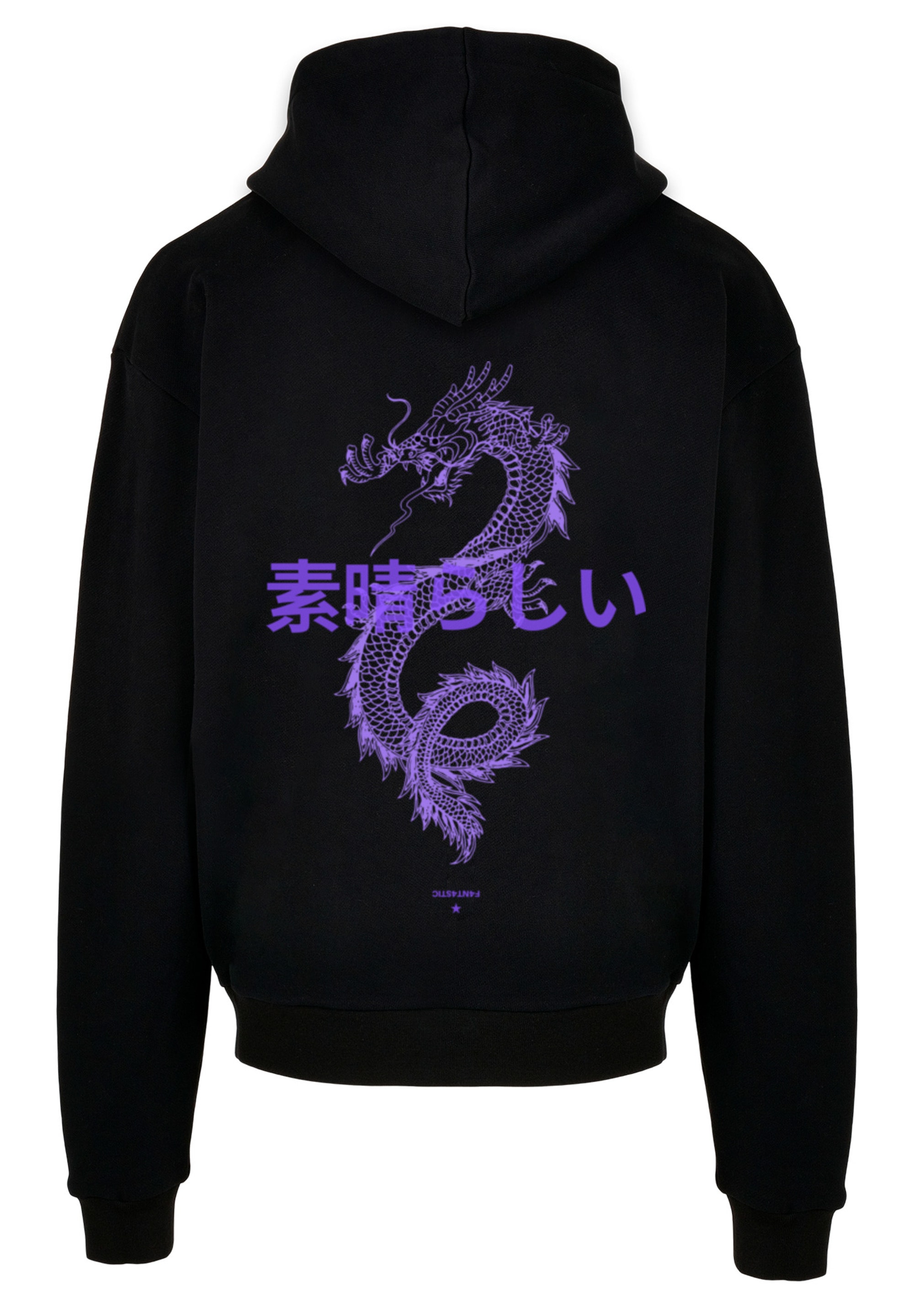 F4NT4STIC Kapuzenpullover "Drache Lila", Print günstig online kaufen