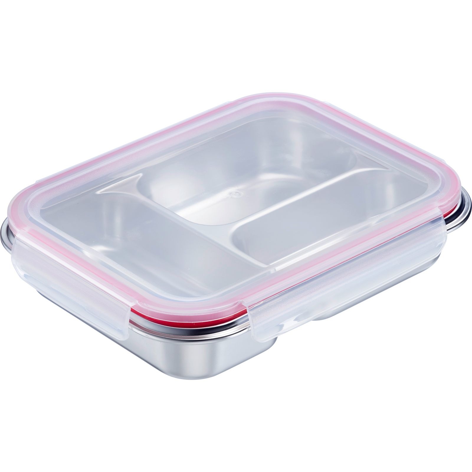 WESTMARK Lunchbox "Edelstahl Lunch Box/ Frischhaltedose, geteilt, 280 + 280 + 4" Made in Germany, 5 Jahre Garantie