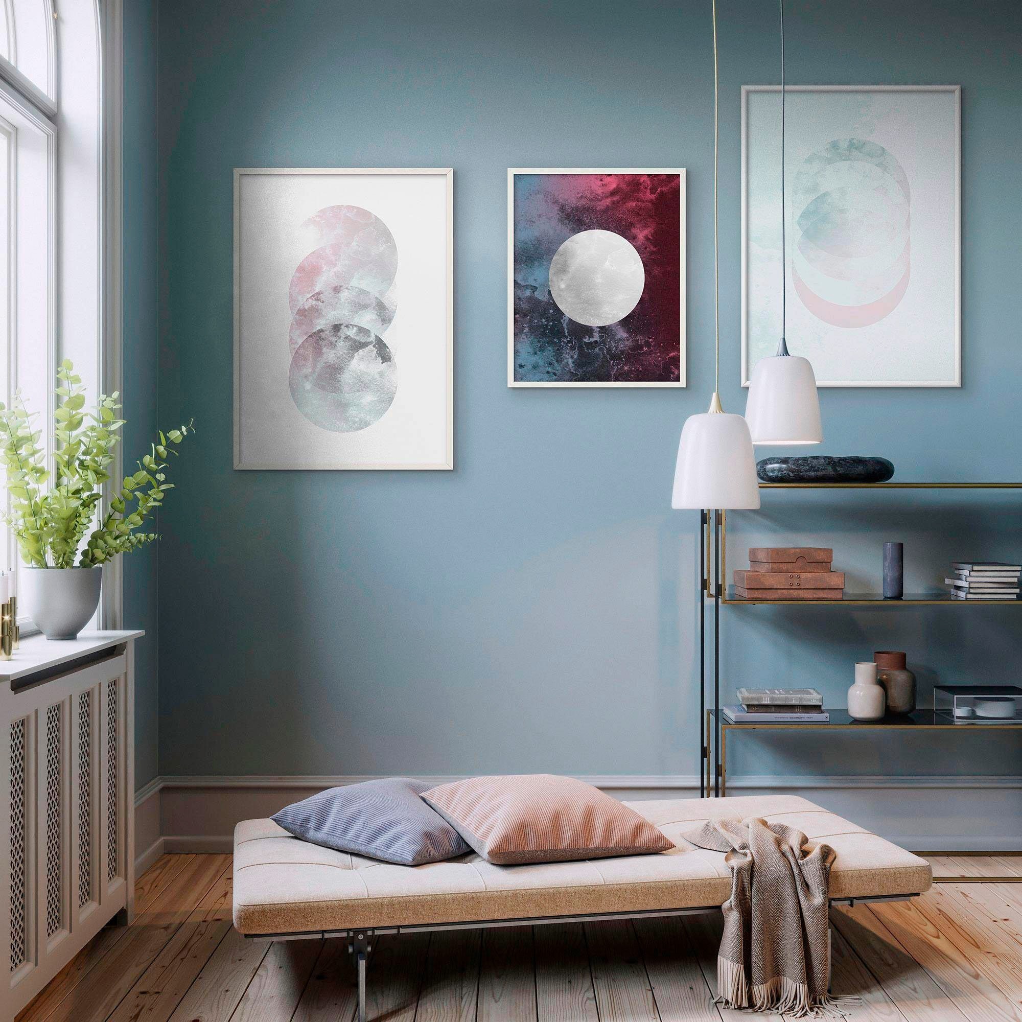 »Tessera St.), Poster Glacies«, Schlafzimmer, (1 | Wohnzimmer Kinderzimmer, Formen-Kunst, Komar BAUR