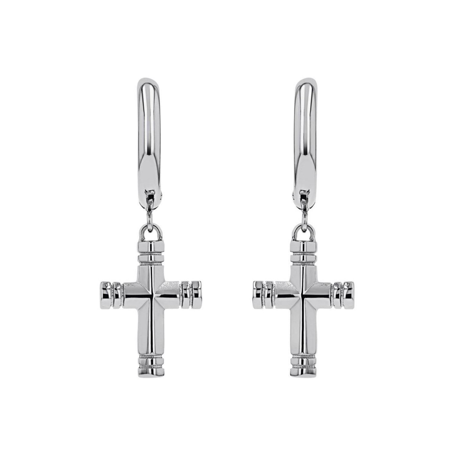 Amor Paar Creolen »Scorpions by Amor, Kreuz«