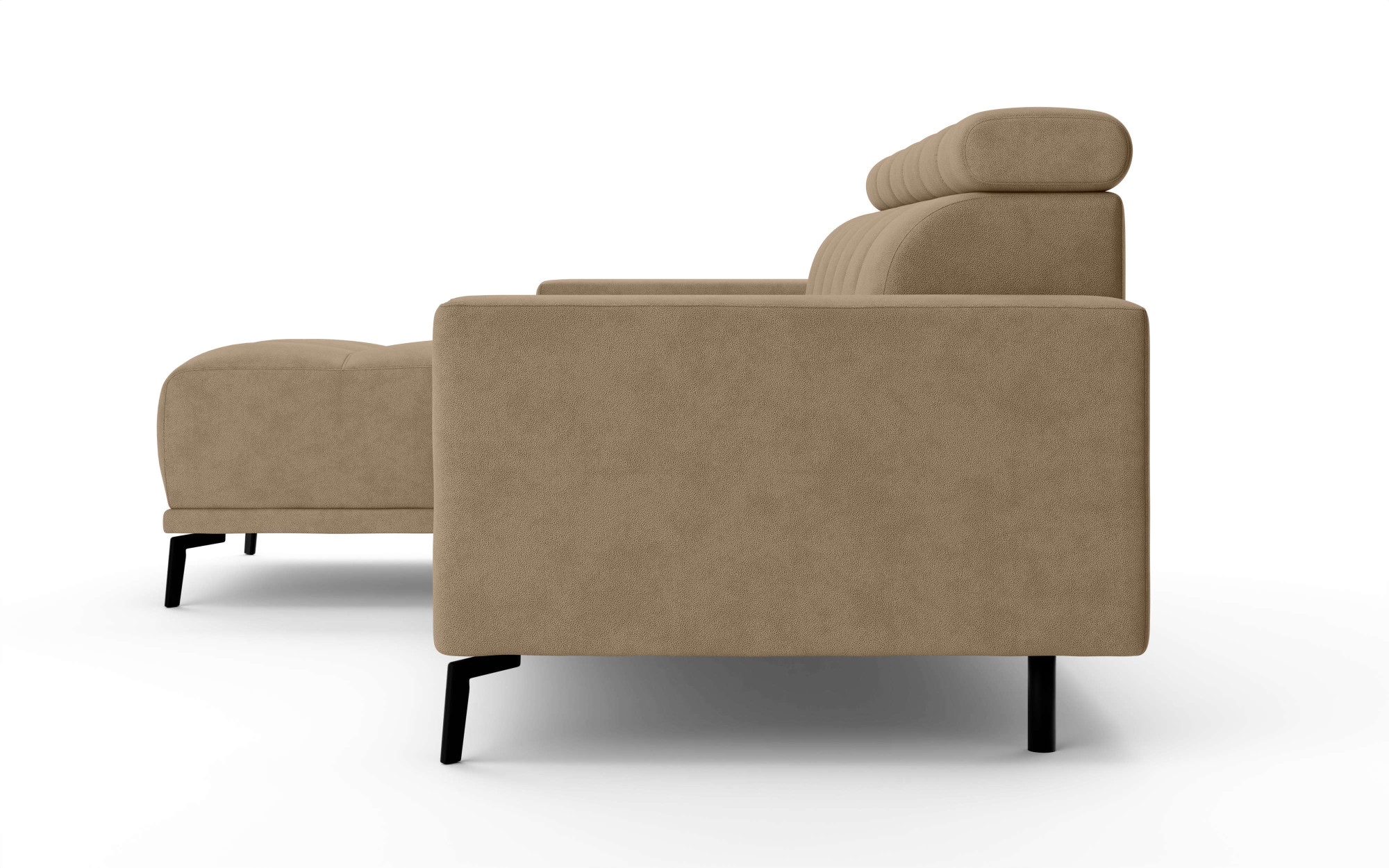 INOSIGN Ecksofa »CAZIE, Designsofa, L-Form, trendige Bubble-Optik,«, L-Form mit Wellenunterfederung, Recamiere rechts/links bestellbar