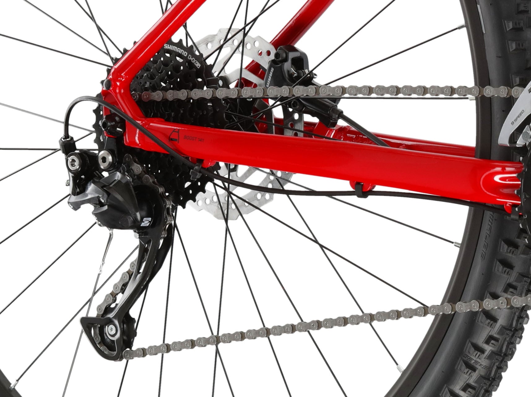 Kross Mountainbike »KROSS MTB Hardtail Level 1.0 29" rot 18 Gänge«, 18 Gang, Shimano, Altus M2000 Schaltwerk, Kettenschaltung