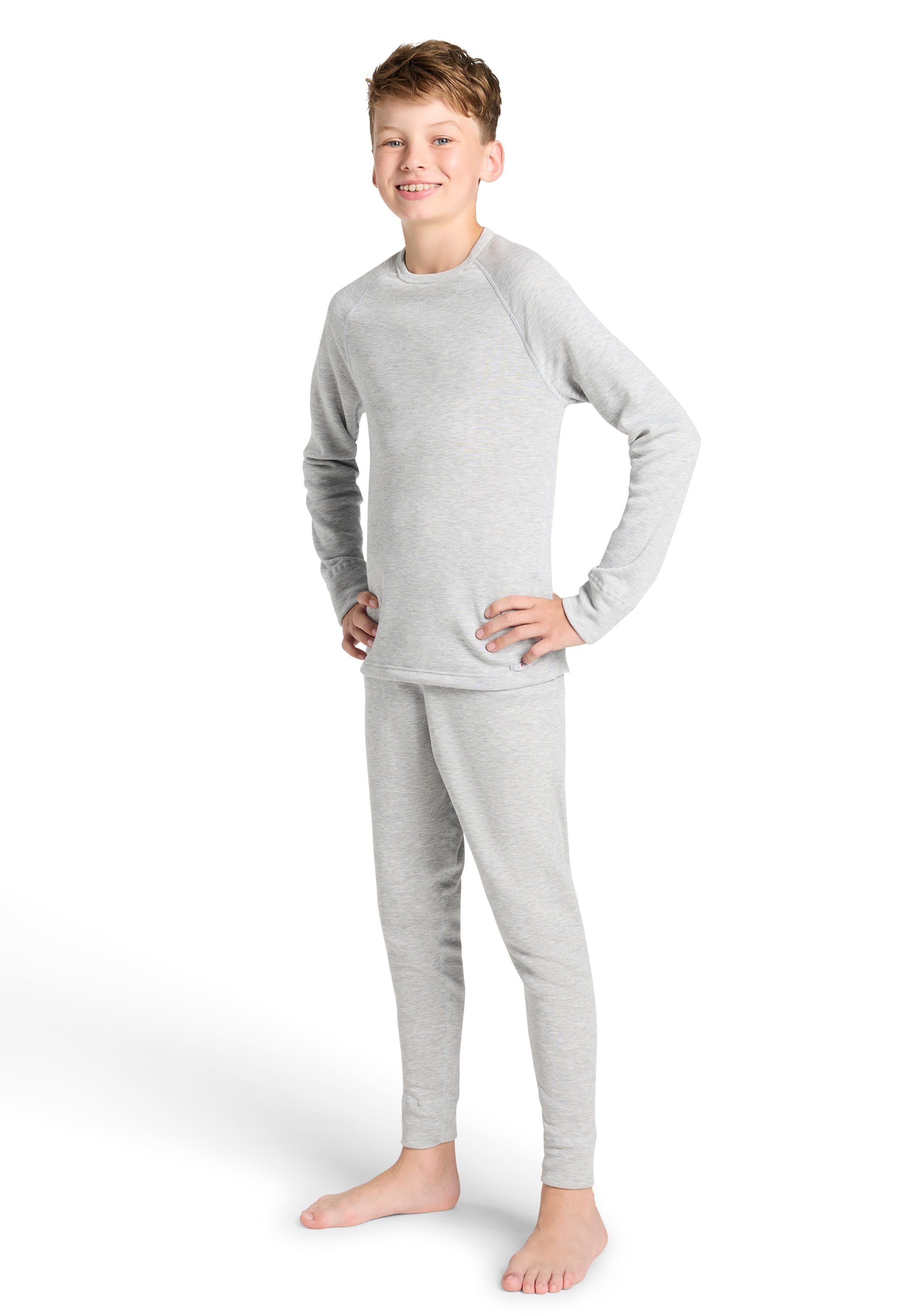 CMP Kinder Thermounterwäsche-Set "Skiwäsche-Set - für Kinder", grau, Gr. 164, Obermaterial: 100% Polyester, Bekleidungssets, Atmungsaktiv &