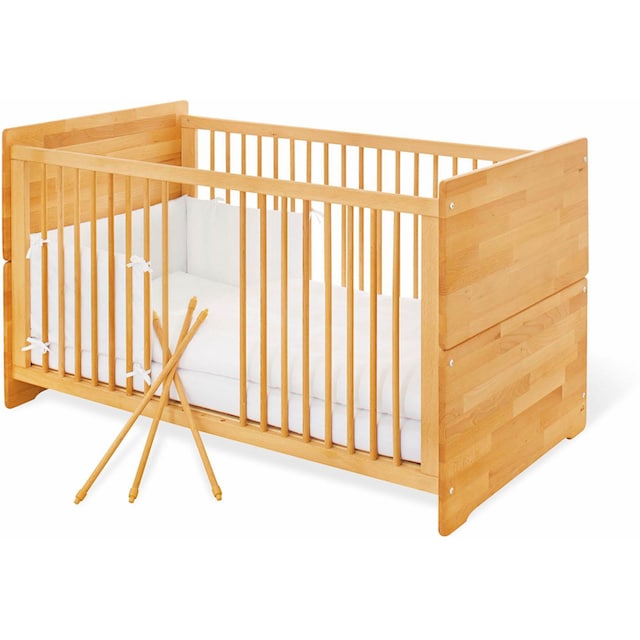 Pinolino® Babymöbel-Set »Natura«, (Spar-Set, 2 St., Kinderbett,  Wickelkommode), breit; Made in Europe; mit Kinderbett und Wickelkommode  bestellen | BAUR