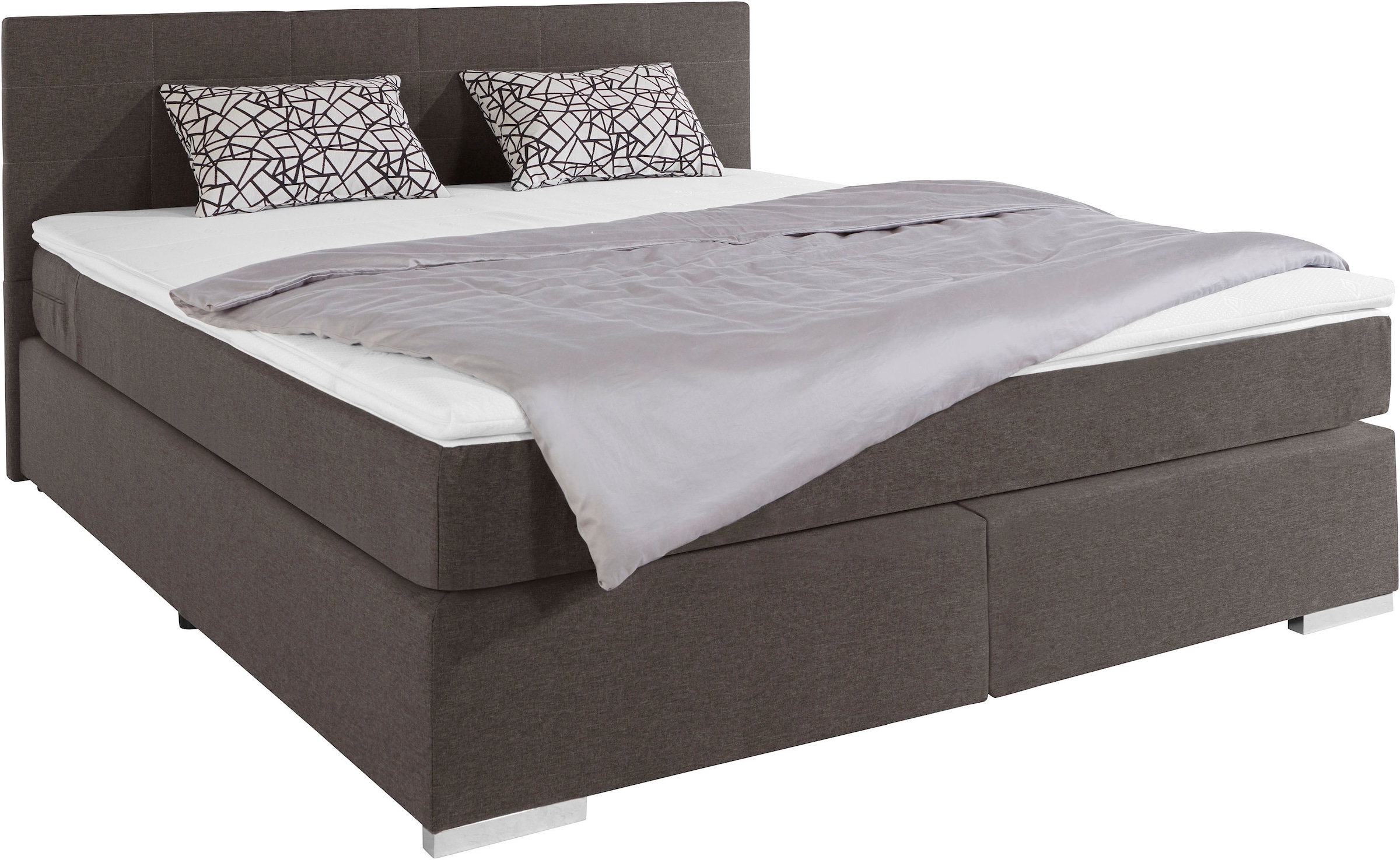 COTTA Boxspringbett Simba, wahlweise mit oder ohne Matratze und Topper