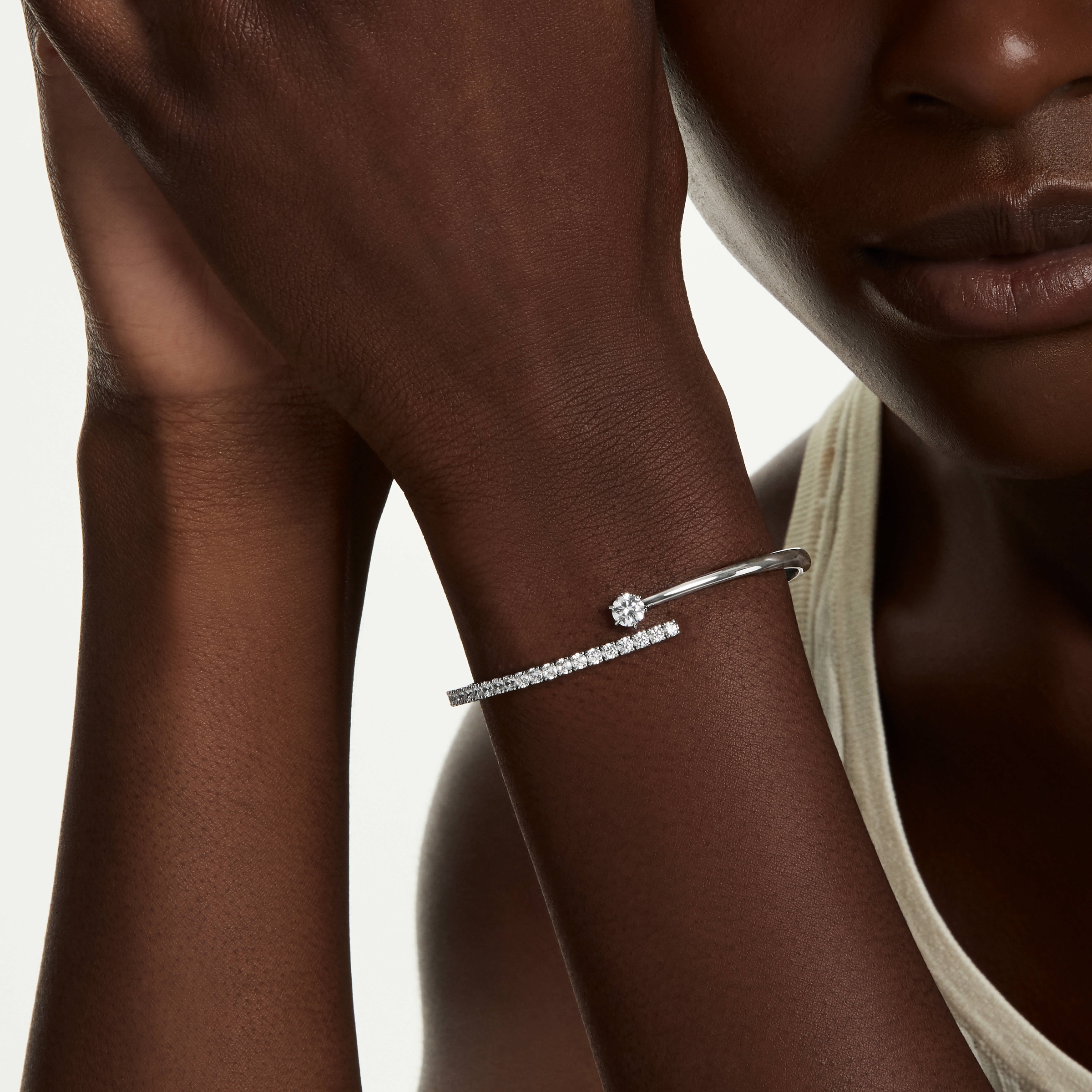 Swarovski Armspange »Schmuck Geschenk MATRIX Armreif« mit Swarovski® Kristall, Zirkonia (synth.)