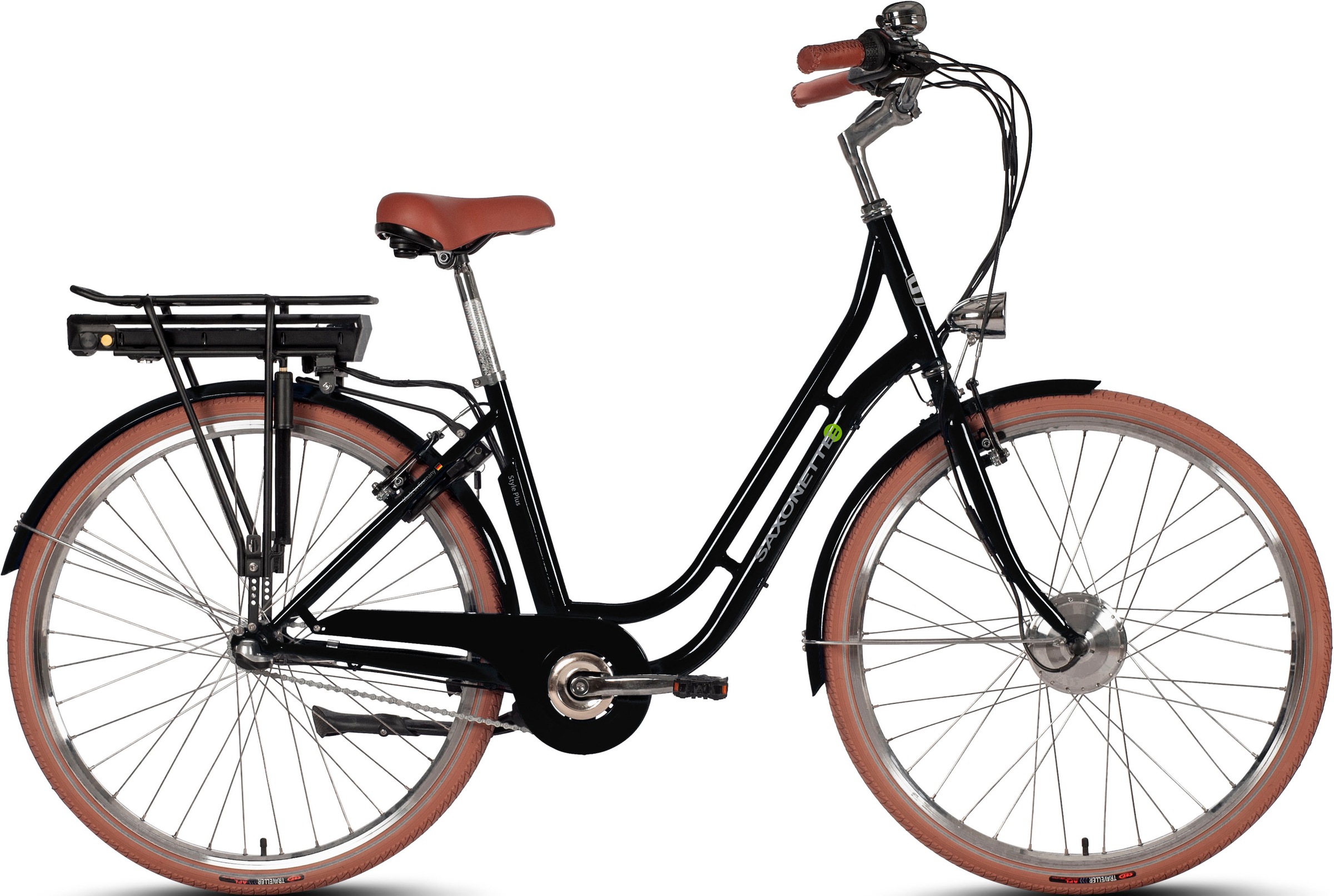 SAXONETTE E-Bike »Saxonette Style Plus 2.0«, 3 Gang, Frontmotor 250 W, (mit Akku-Ladegerät), Pedelec