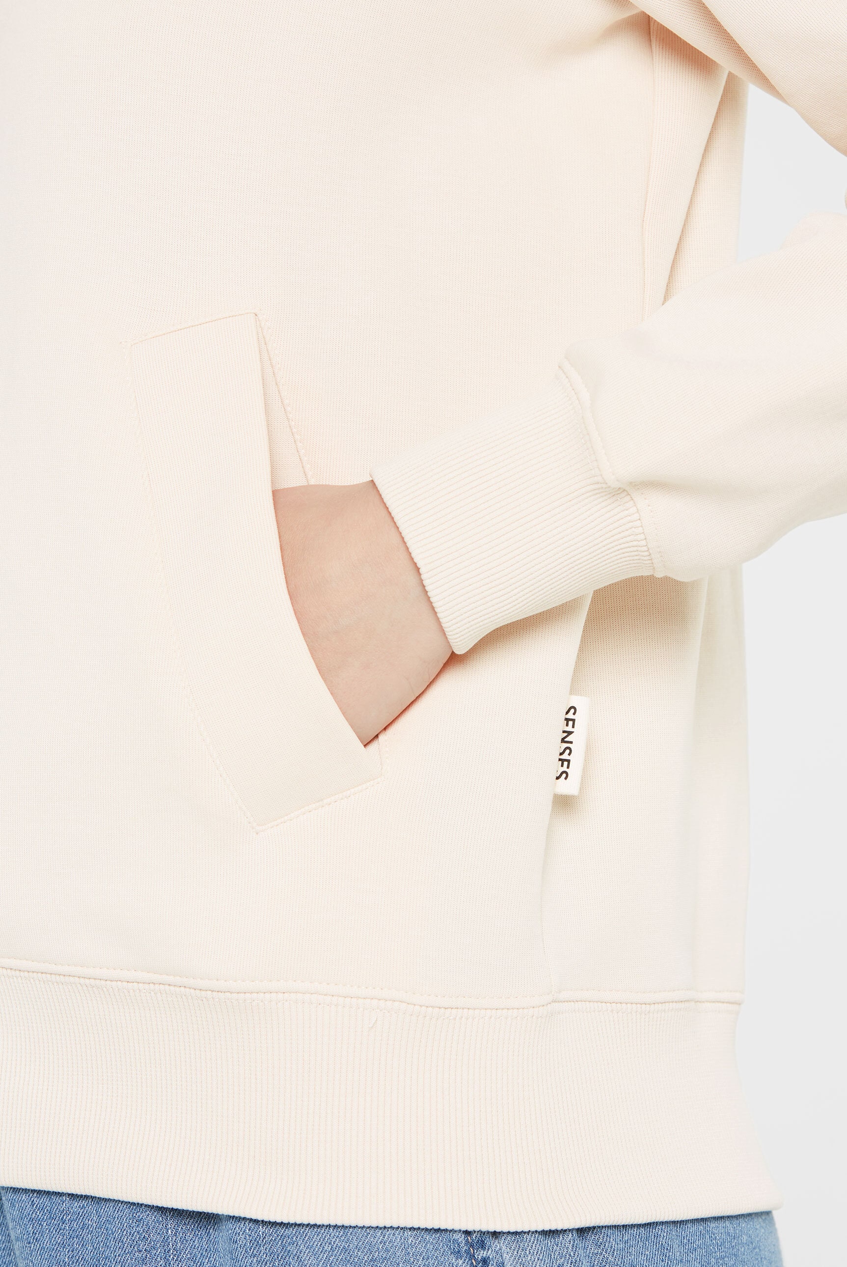 SENSES.THE LABEL Sweatjacke, mit Baumwolle