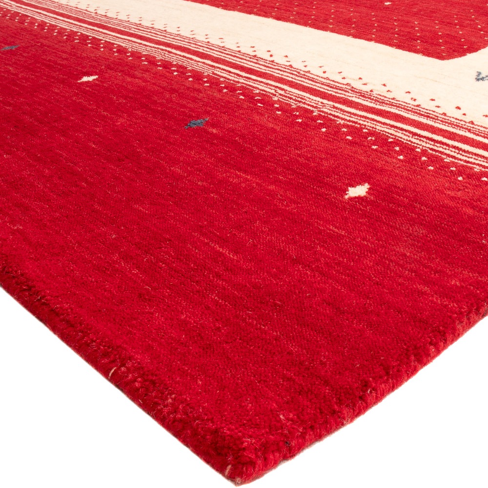 morgenland Wollteppich »Aurora Flair - Gabbeh Teppich - Loribaft Softy«, rechteckig, 1,2 mm Höhe, Sehr weicher Flor