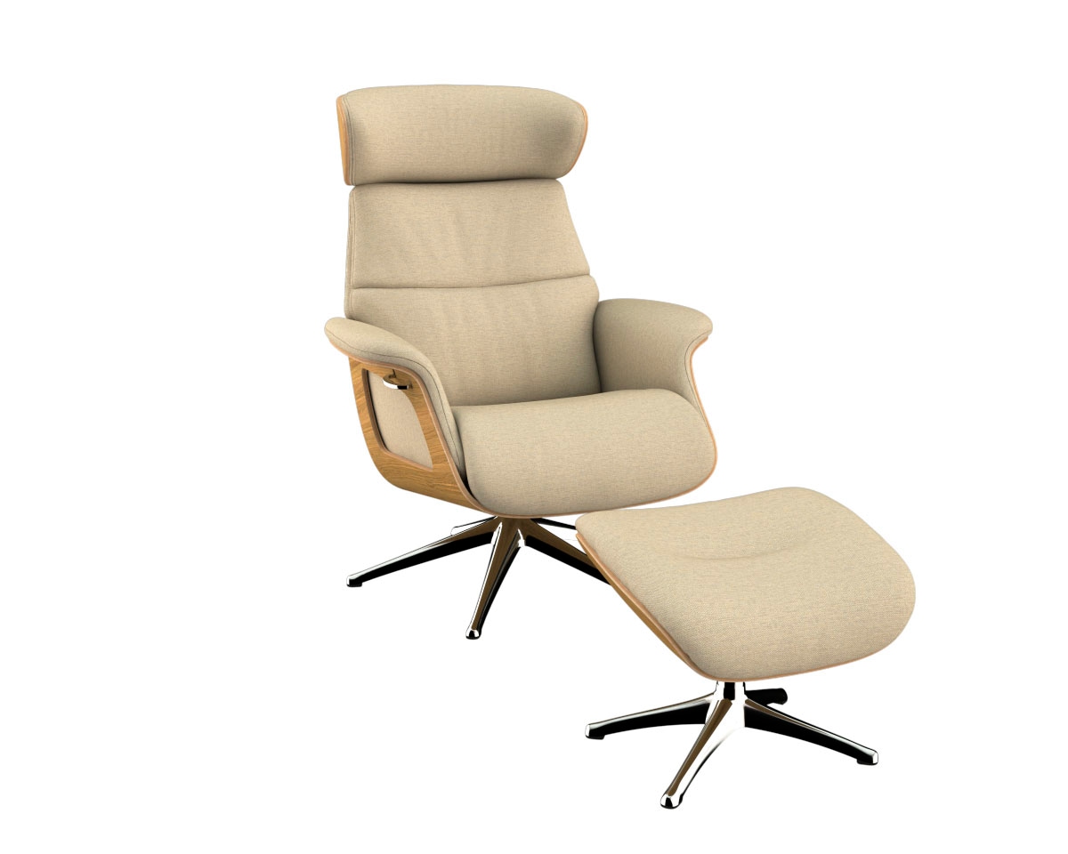FLEXLUX Relaxsessel "Clement Rücken u. Kopfverstellung, ergonomisch, Aircha günstig online kaufen