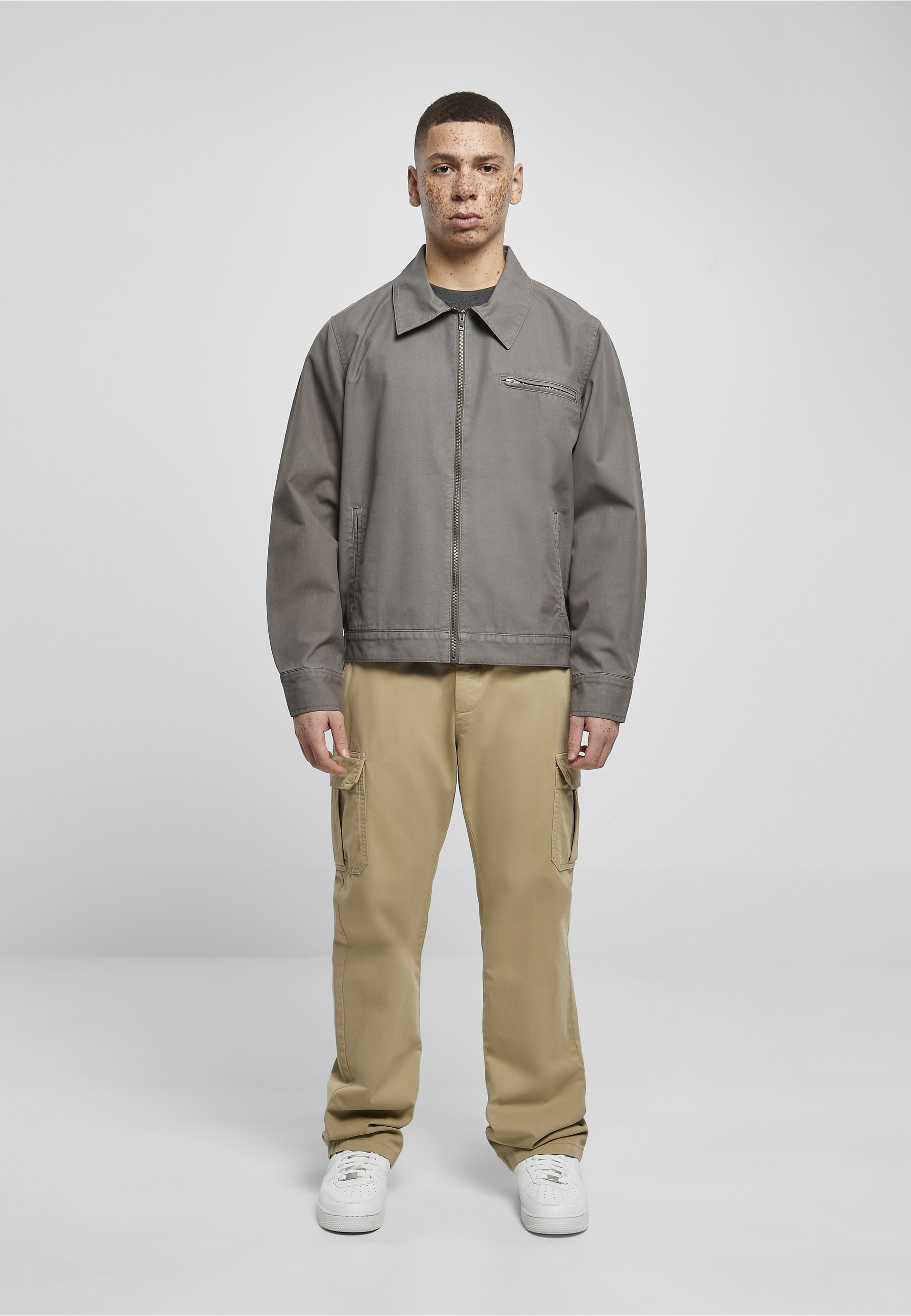 URBAN CLASSICS Funktionsmantel »Urban Classics Herren Overdyed Workwear Jacket«