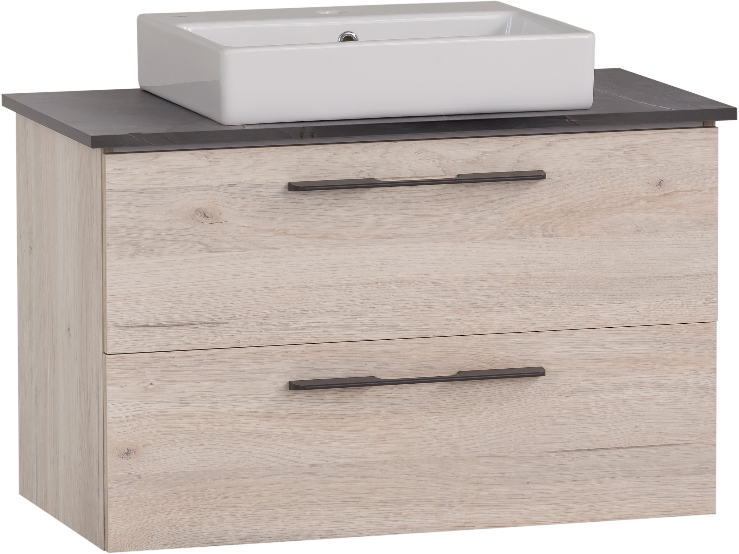 Schildmeyer Waschtisch "Maxim, Sandeiche + Marmor" 3 Stk. tlg. Made in Germ günstig online kaufen