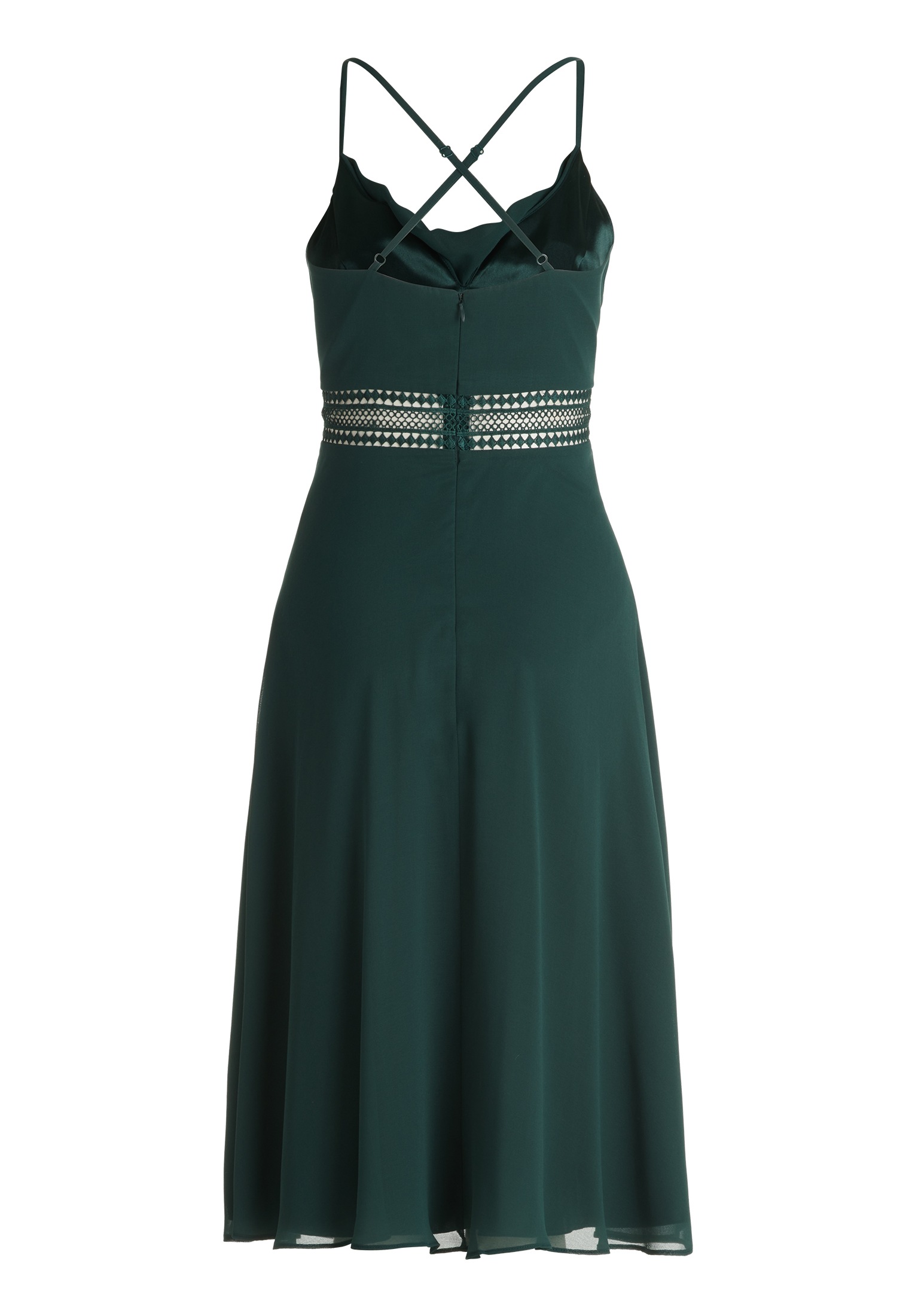 Vera Mont Cocktailkleid »Vera Mont Cocktailkleid mit Wasserfallausschnitt«, Stickerei