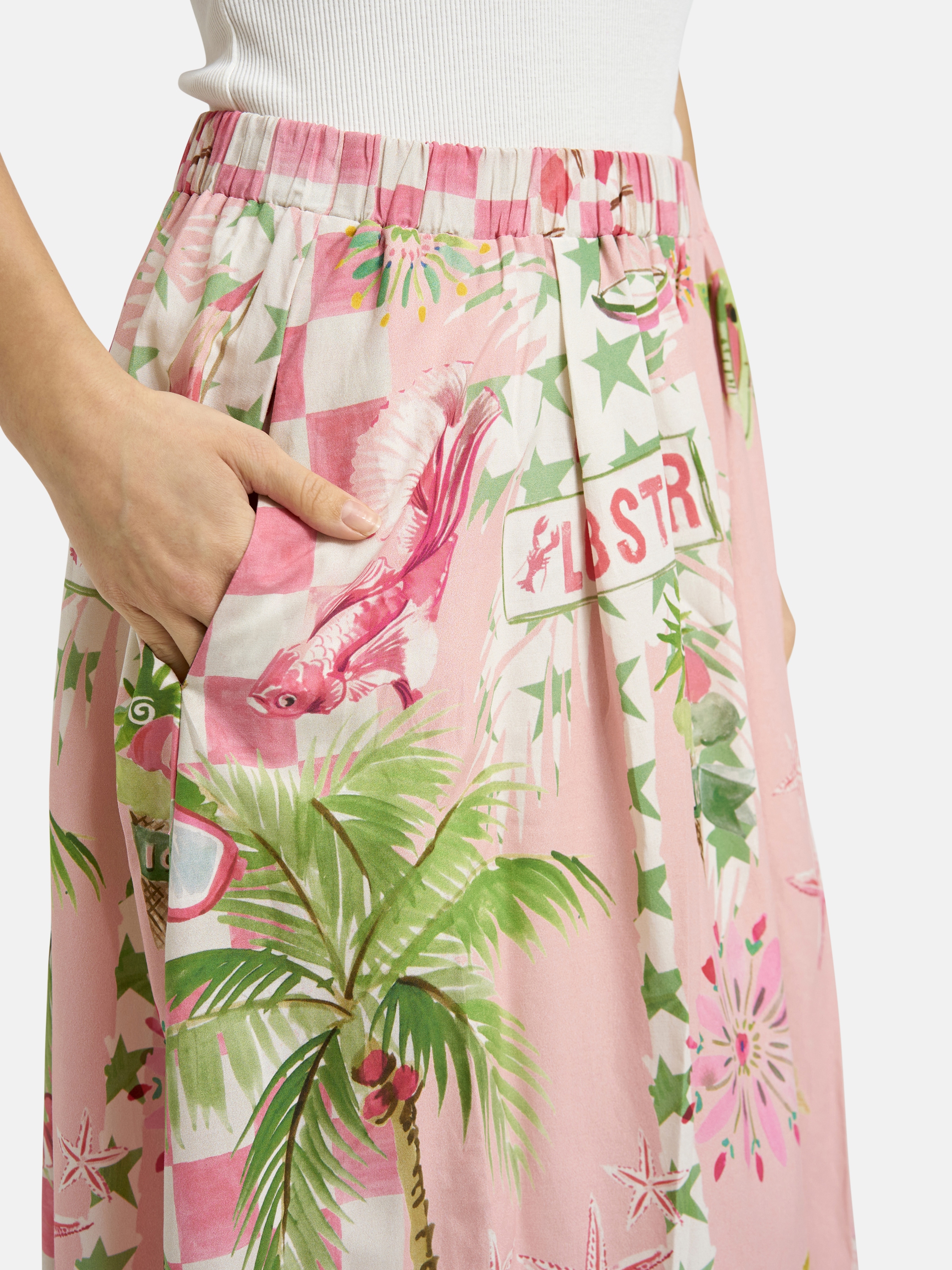 Smith & Soul Sommerrock mit Taschen