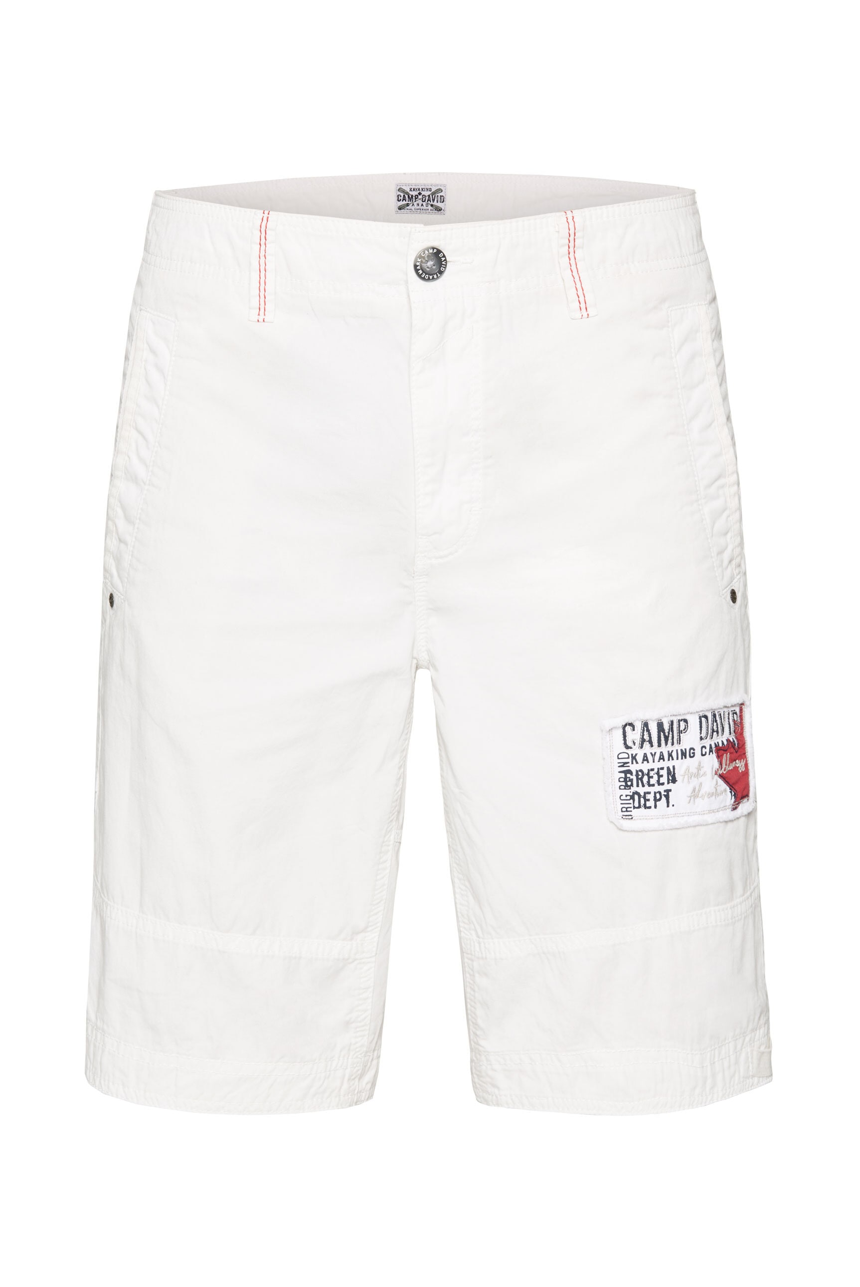 CAMP DAVID Shorts, mit Bindeband am Saum