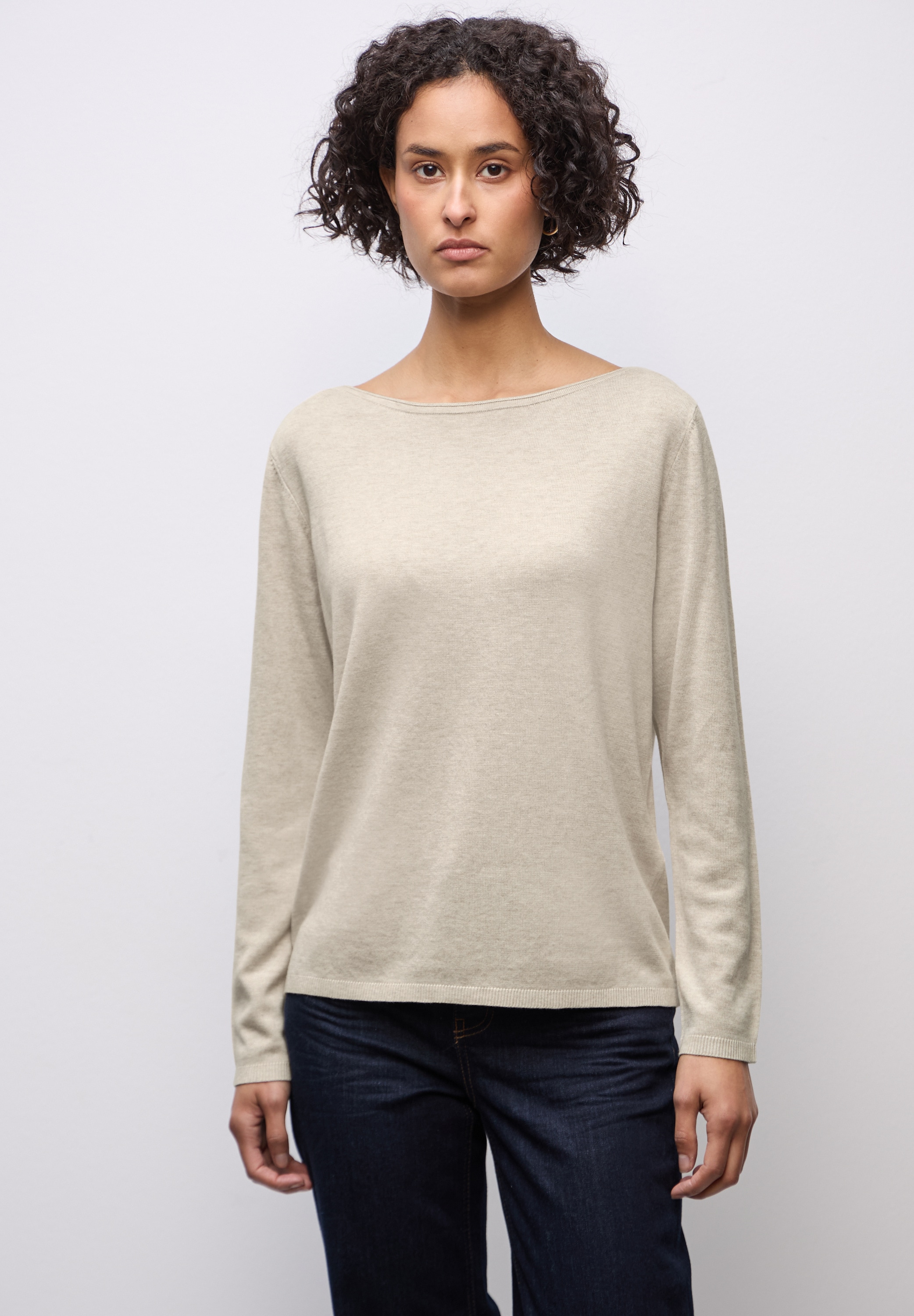 STREET ONE Strickpullover mit U-Boot-Ausschnitt
