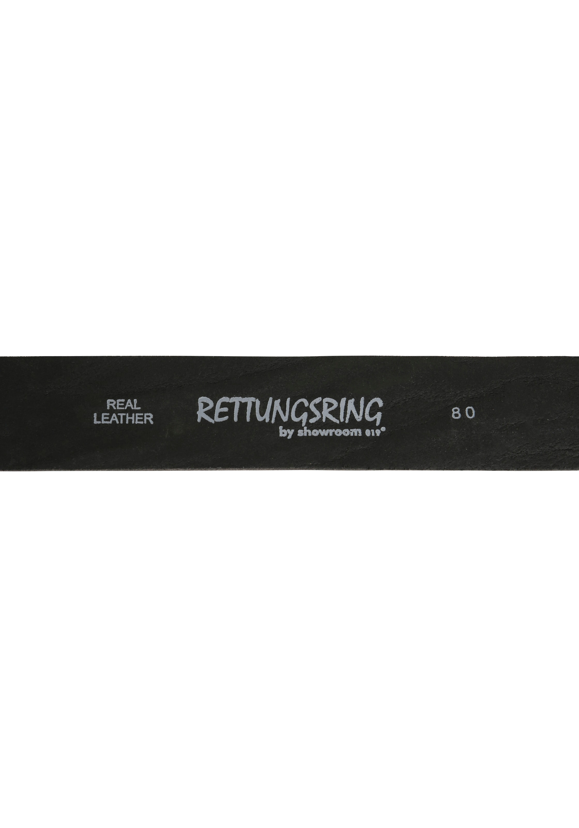 RETTUNGSRING by showroom 019° Ledergürtel, mit austauschbarer Schließe »Oval Geflochten«